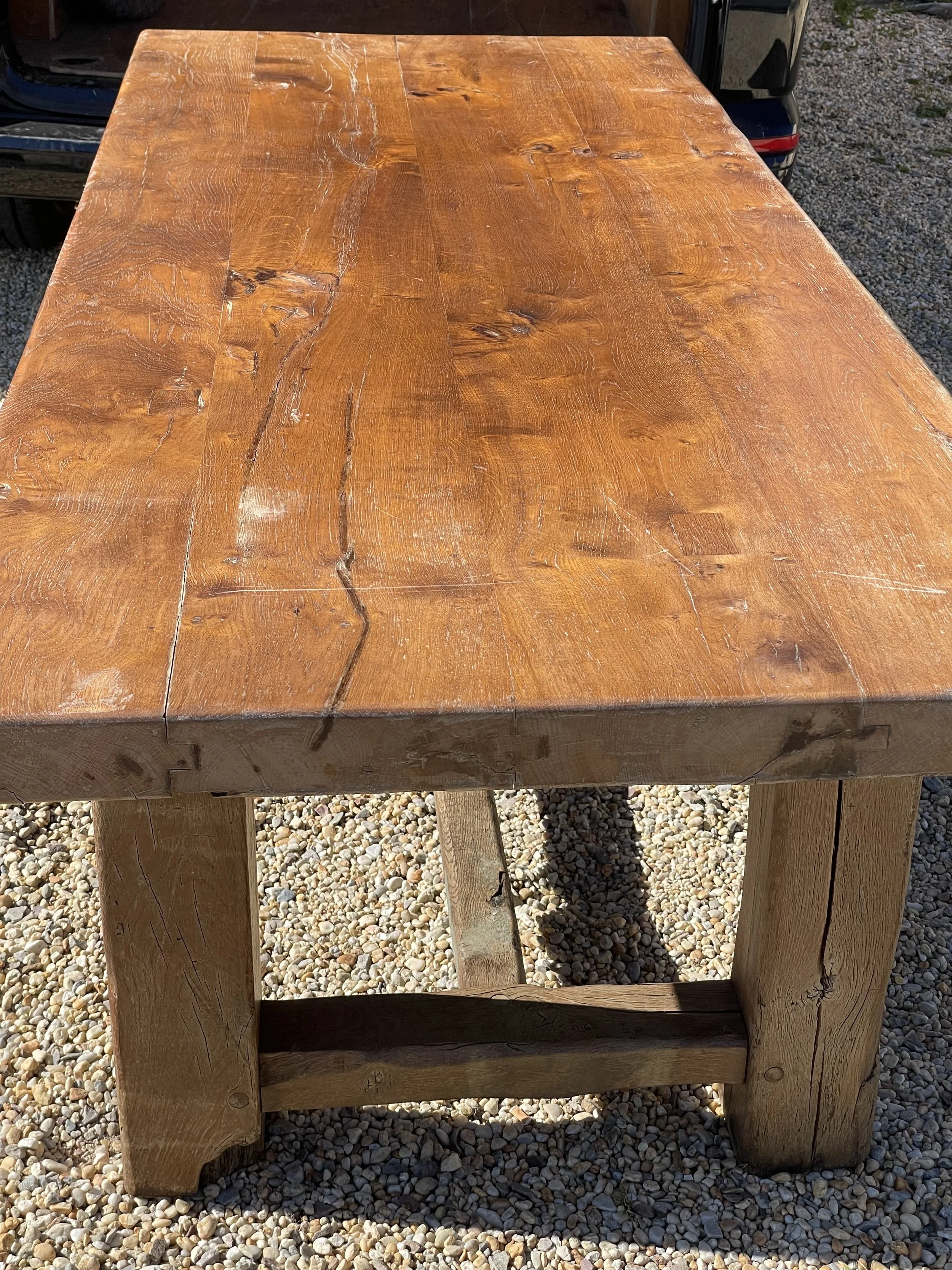 French Oak Country Farmhouse Table