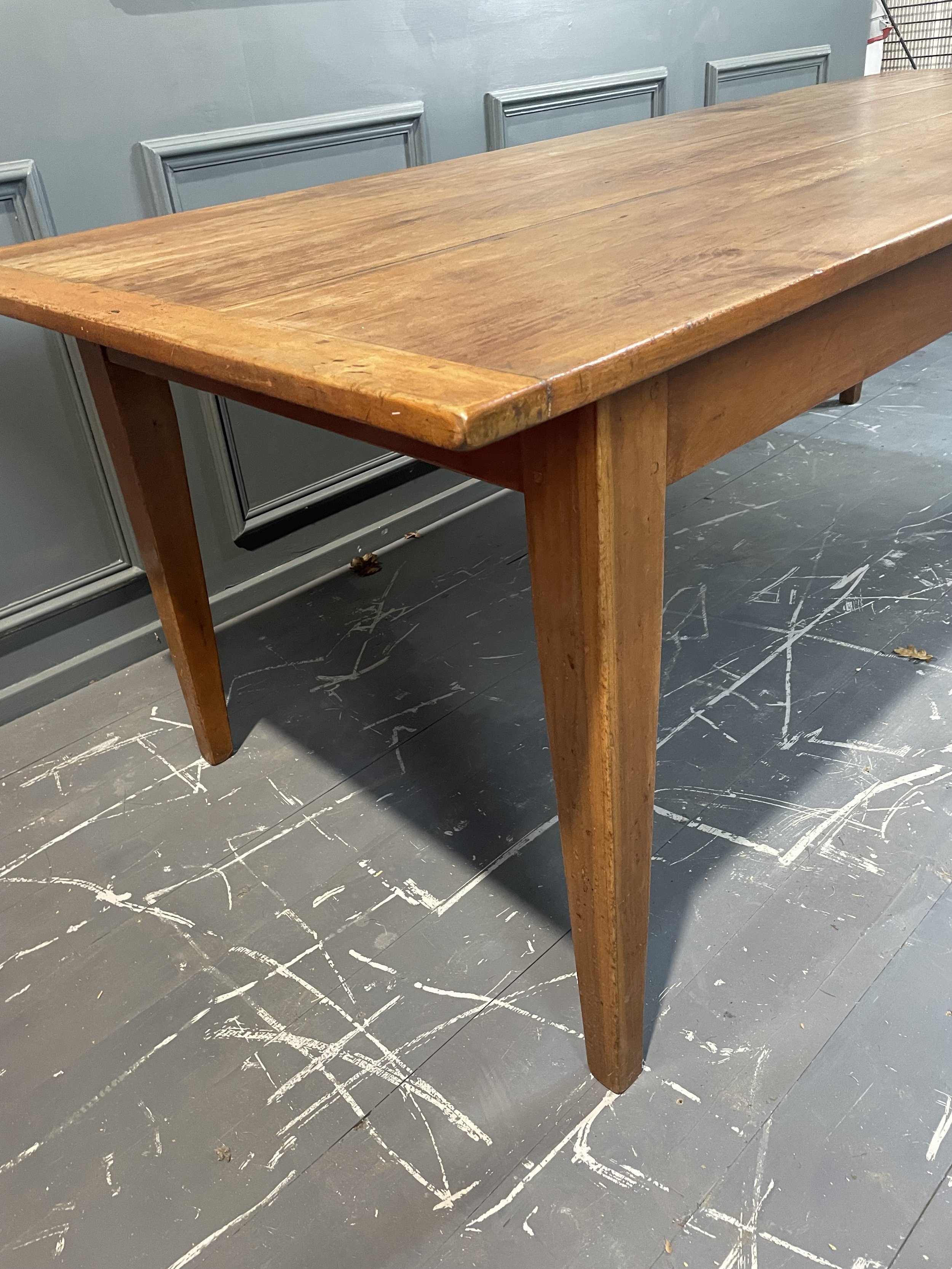 Antique French Cherry Wood Table