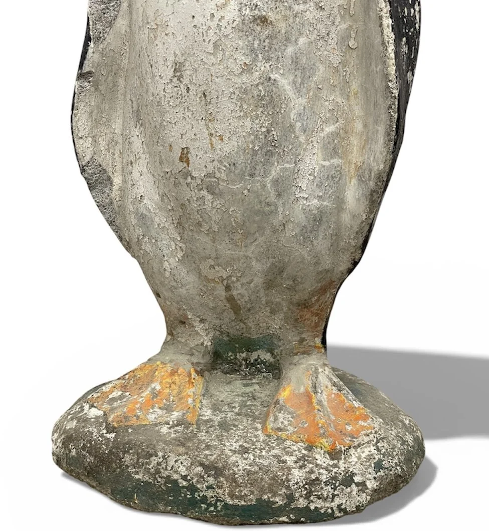 French 1930s Reconstituted Stone Penguin