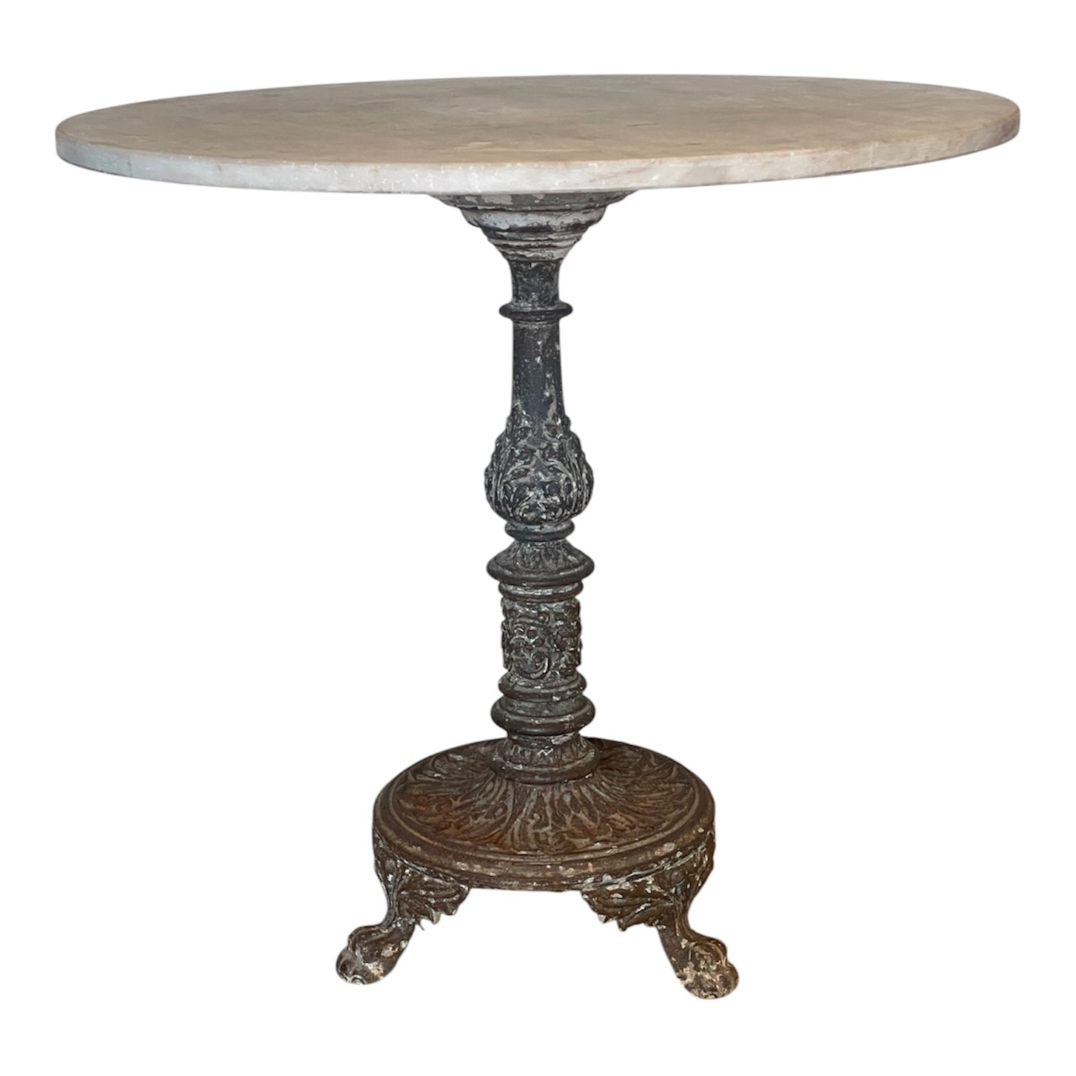 Victorian Renaissance Revival Cast Iron Pedestal Table