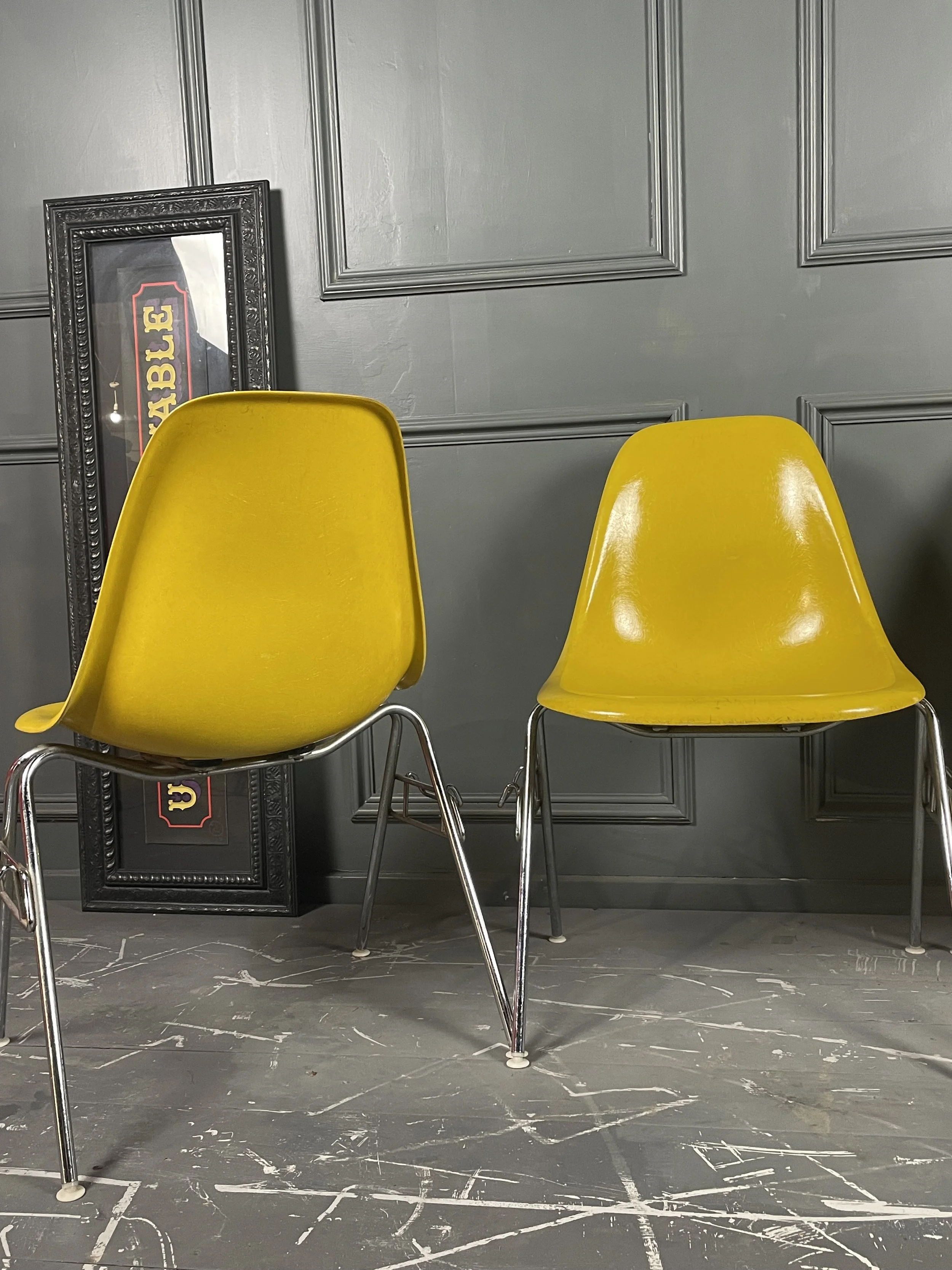 Set of Four Eames Chairs
