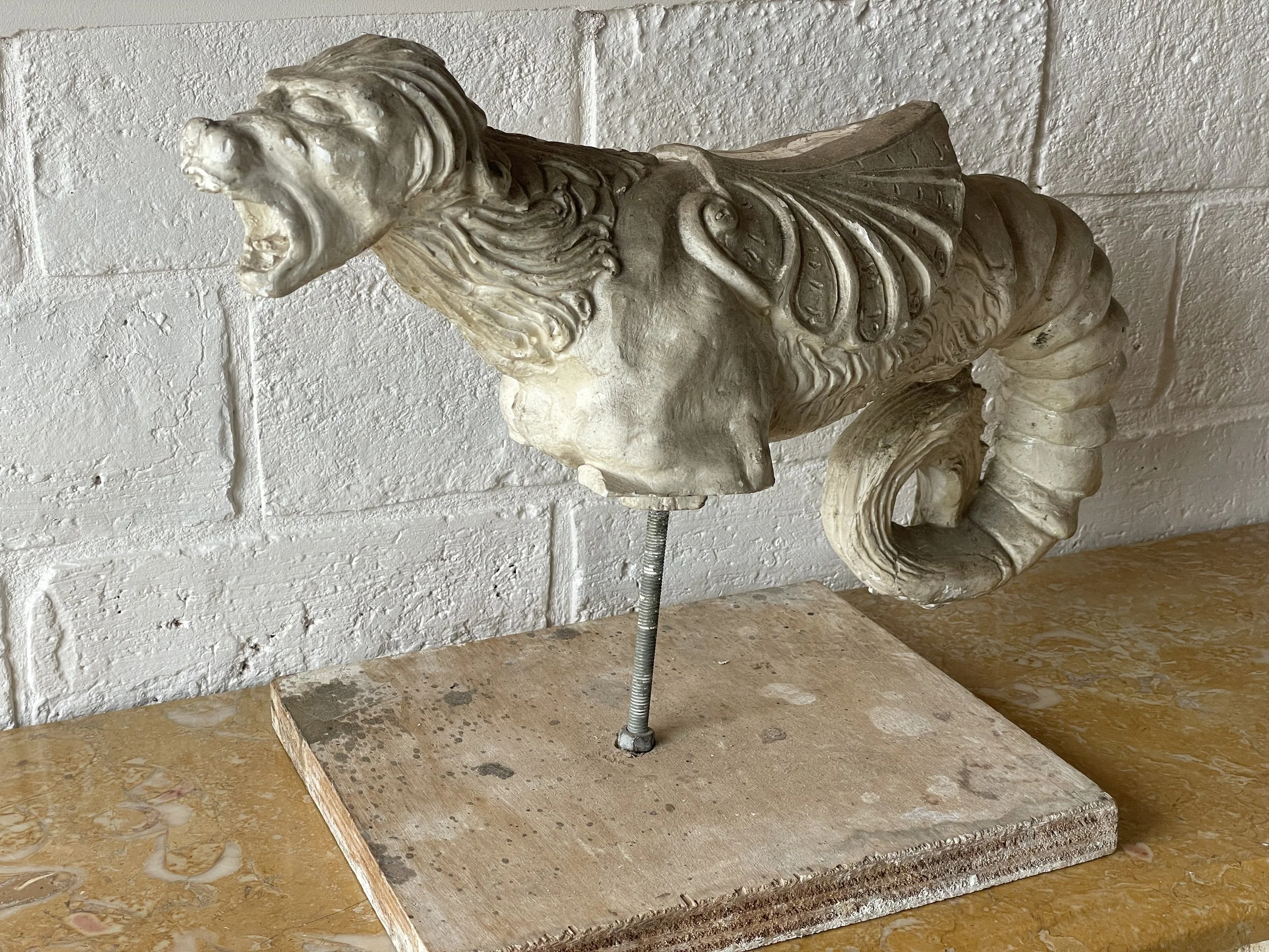 19thc Plaster Maquette