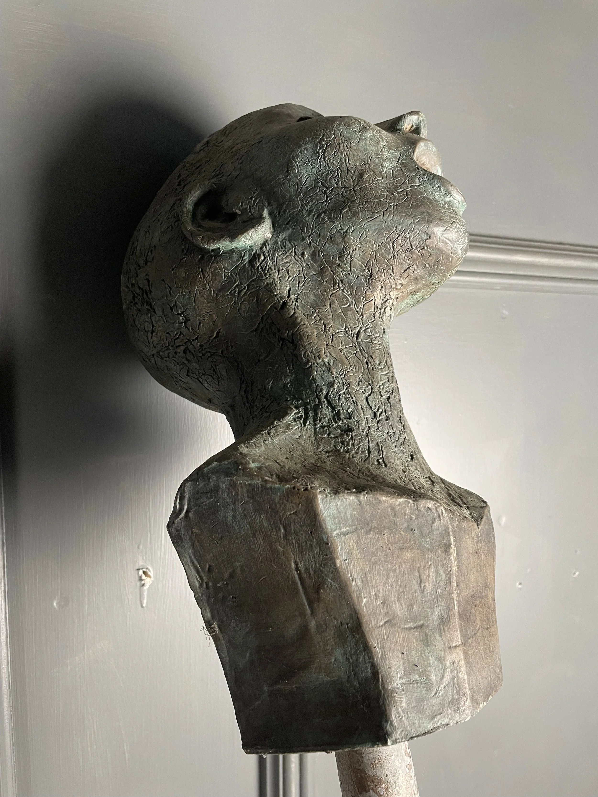 Patinated Bronze Sculpture