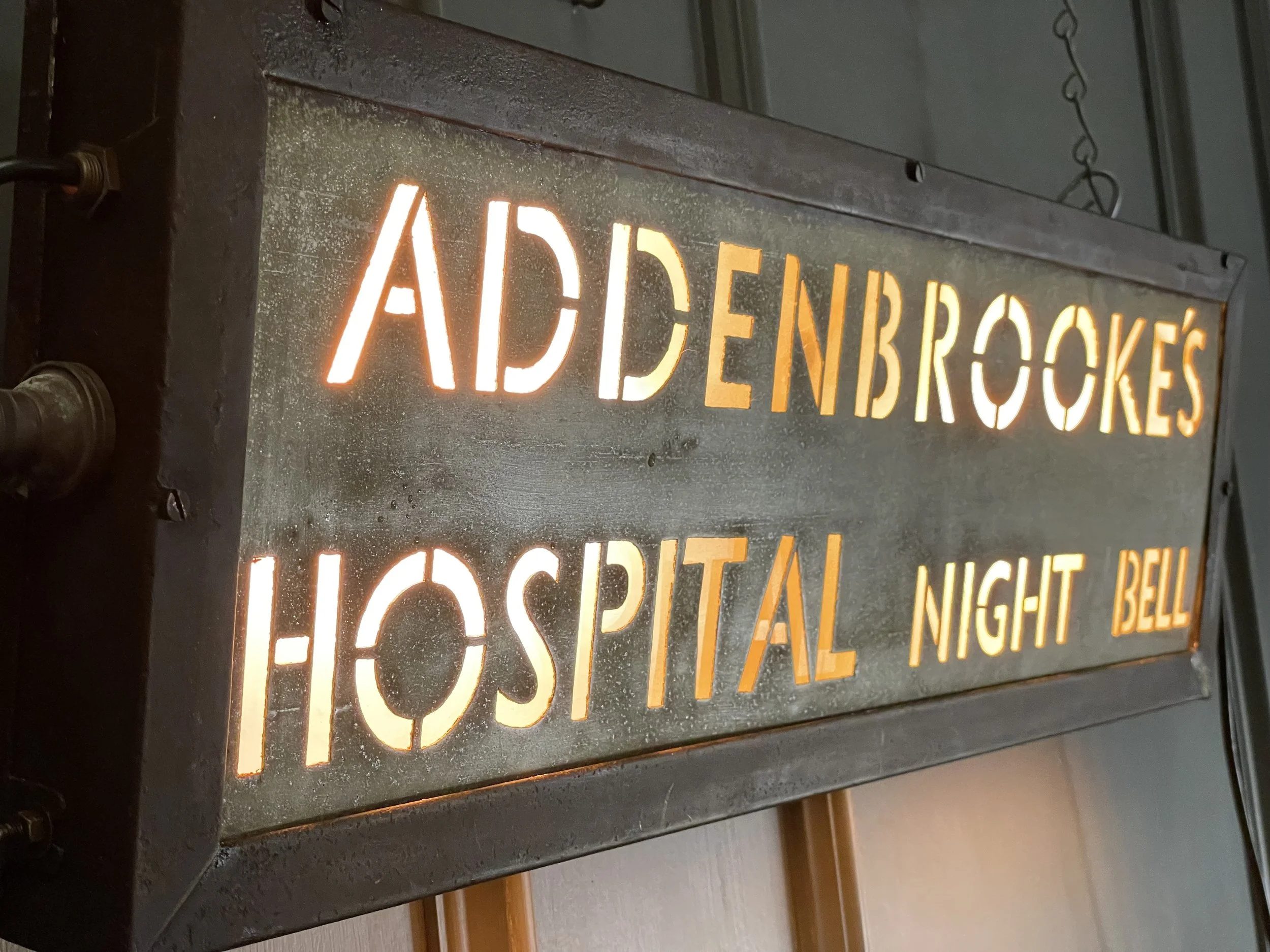 Addenbrooke's Hospital Illuminated Sign