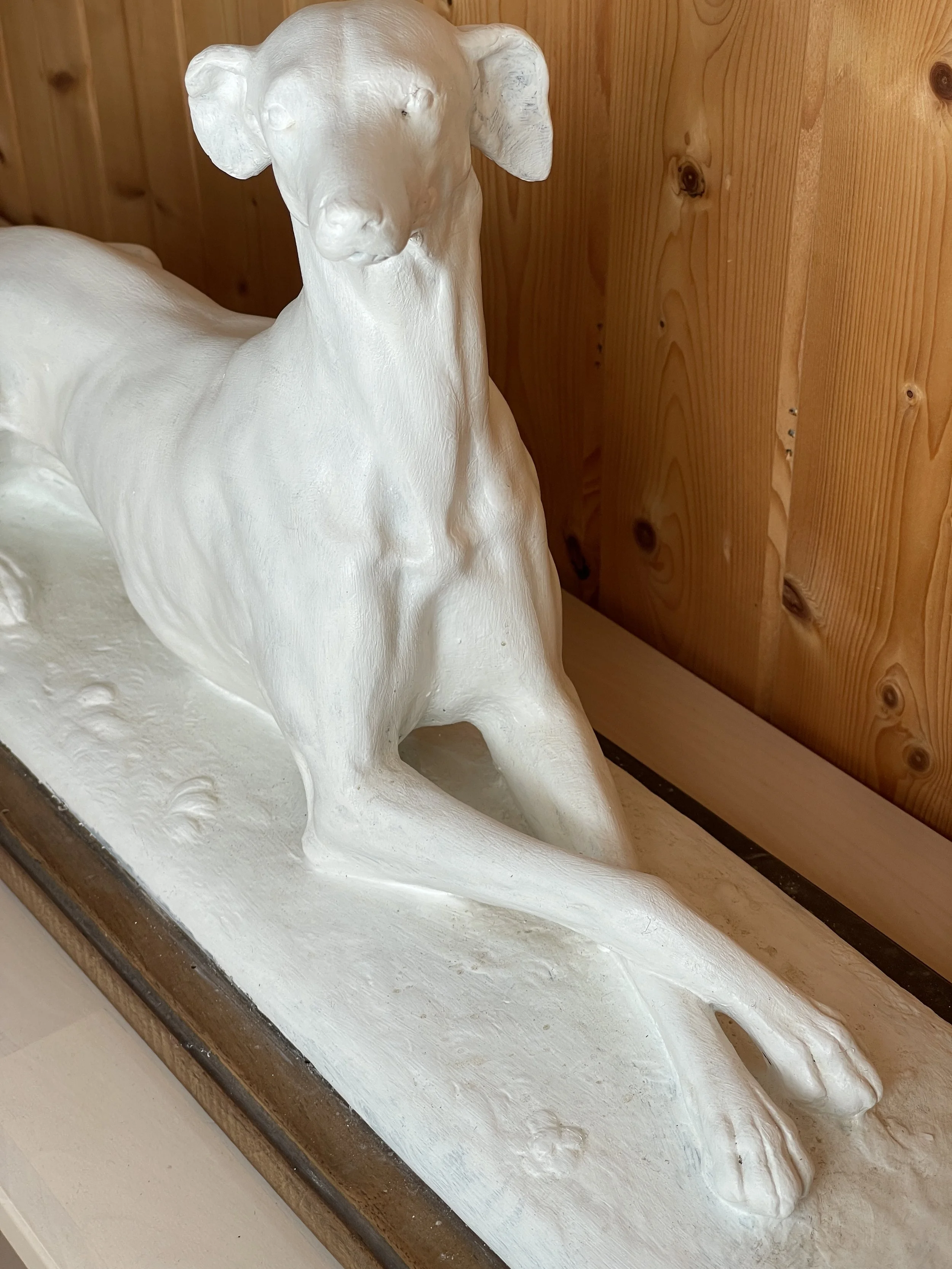 1937 Plaster Model of a Greyhound