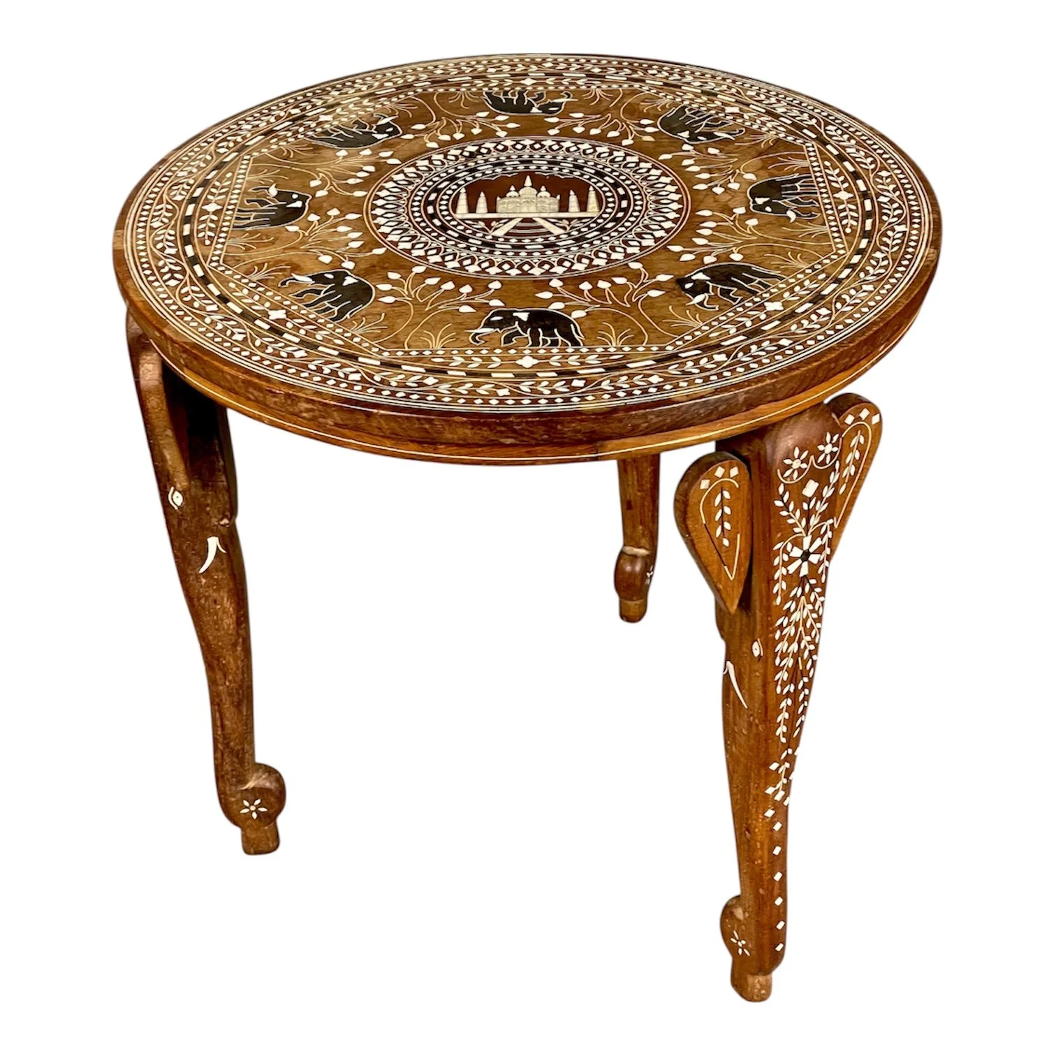 Anglo Indian Taj Mahal Side Table