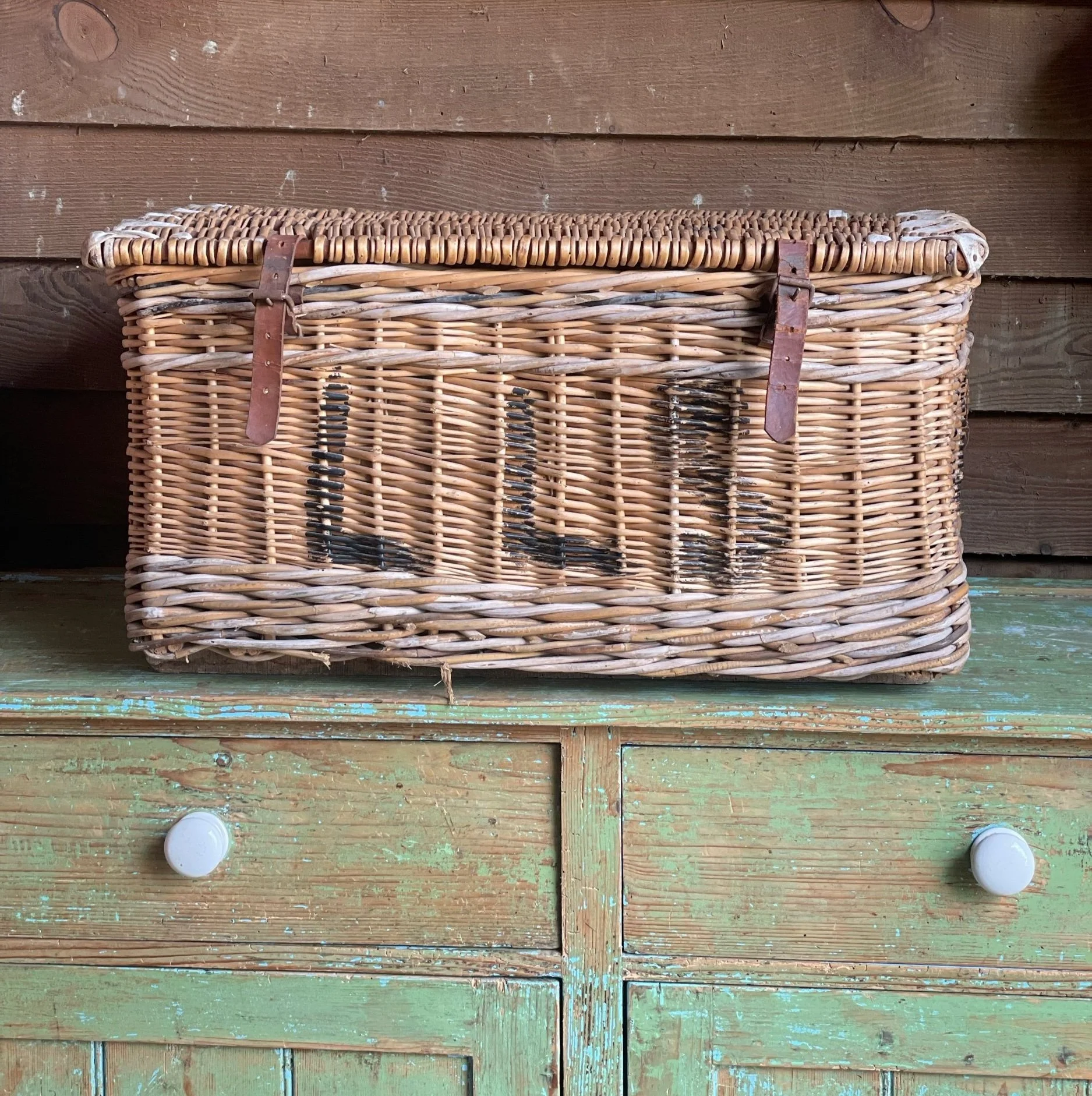 Vintage Laundry Basket