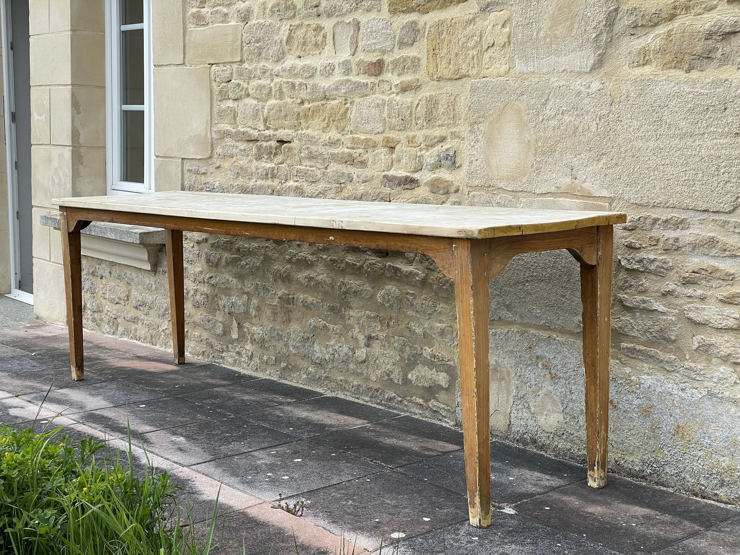 French 1950s Dairy Prep Table