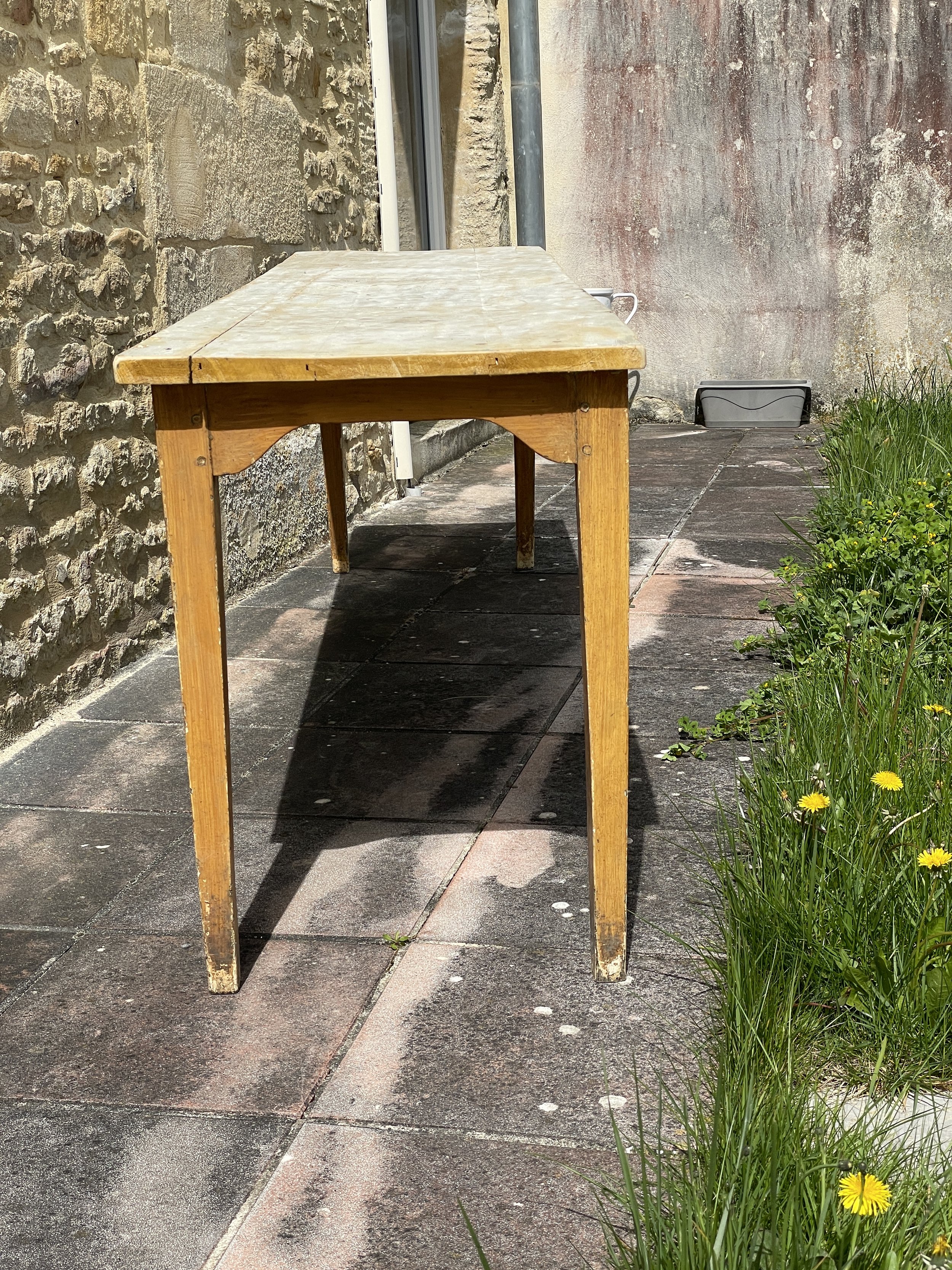 French 1950s Dairy Prep Table