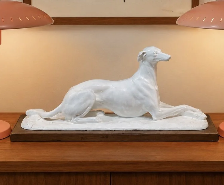 1937 Plaster Model of a Greyhound