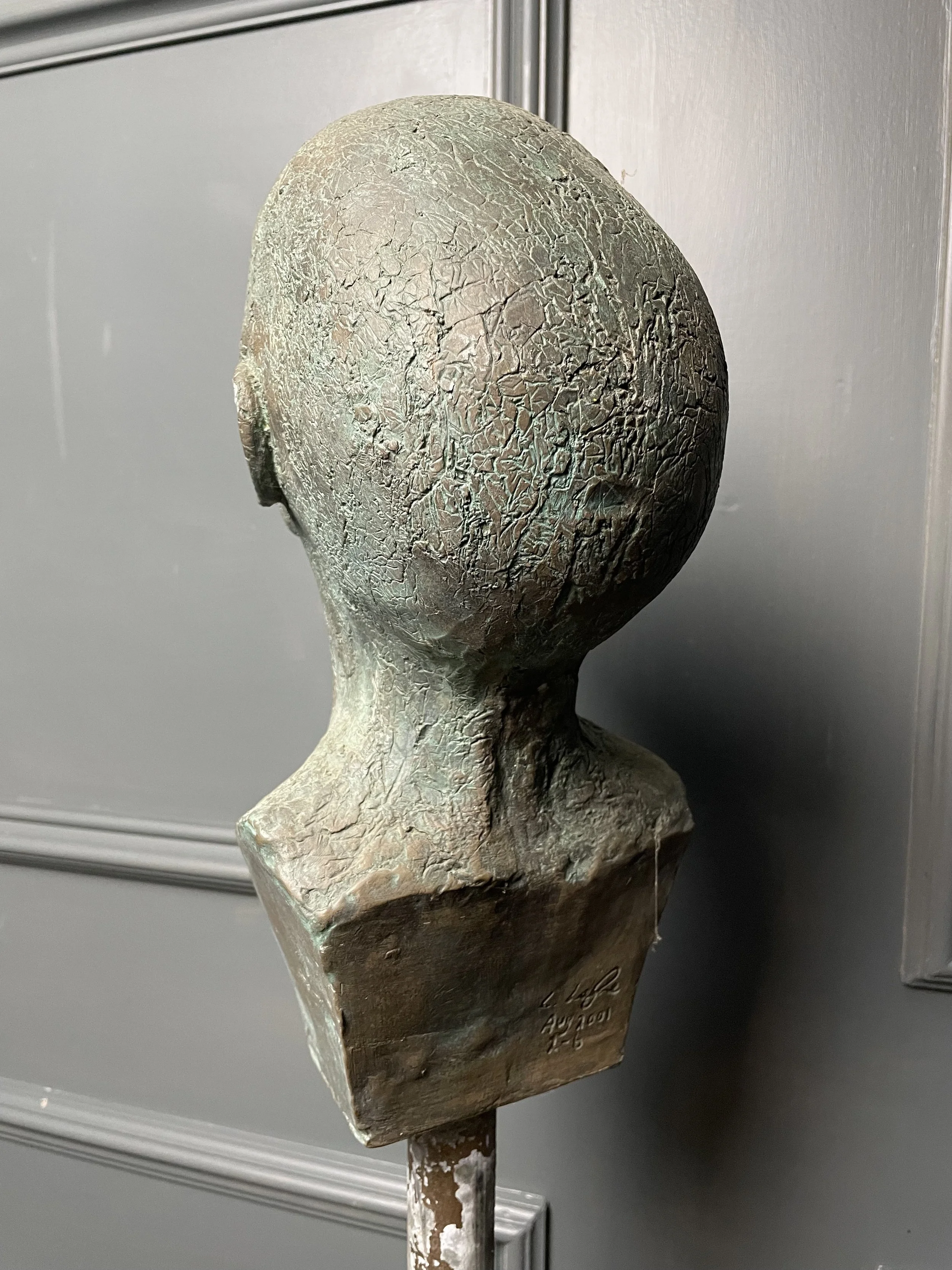 Patinated Bronze Sculpture