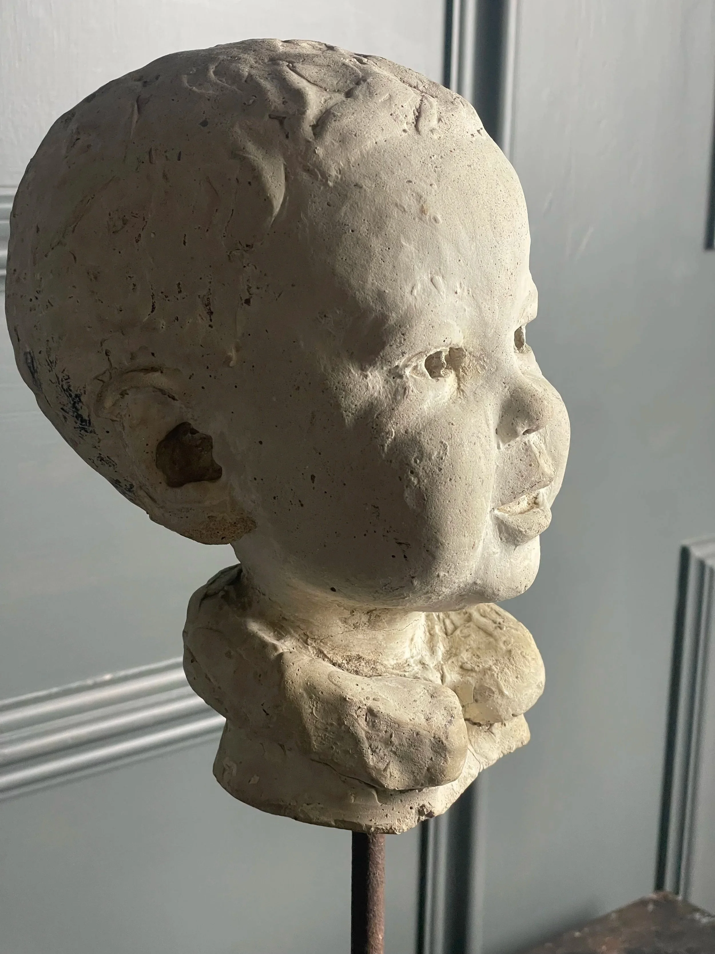 Sculpture of Child Head