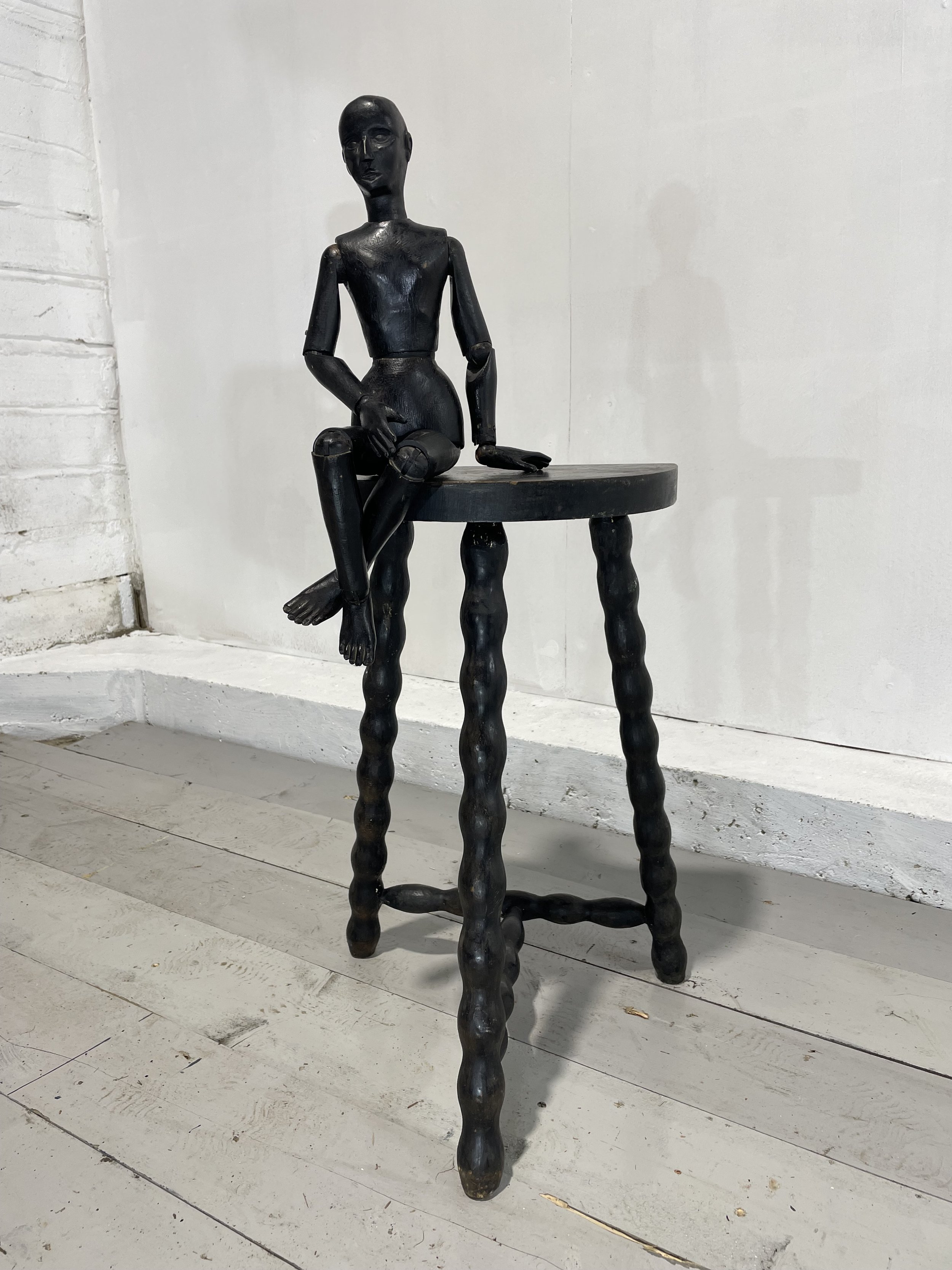 French Demilune Stool