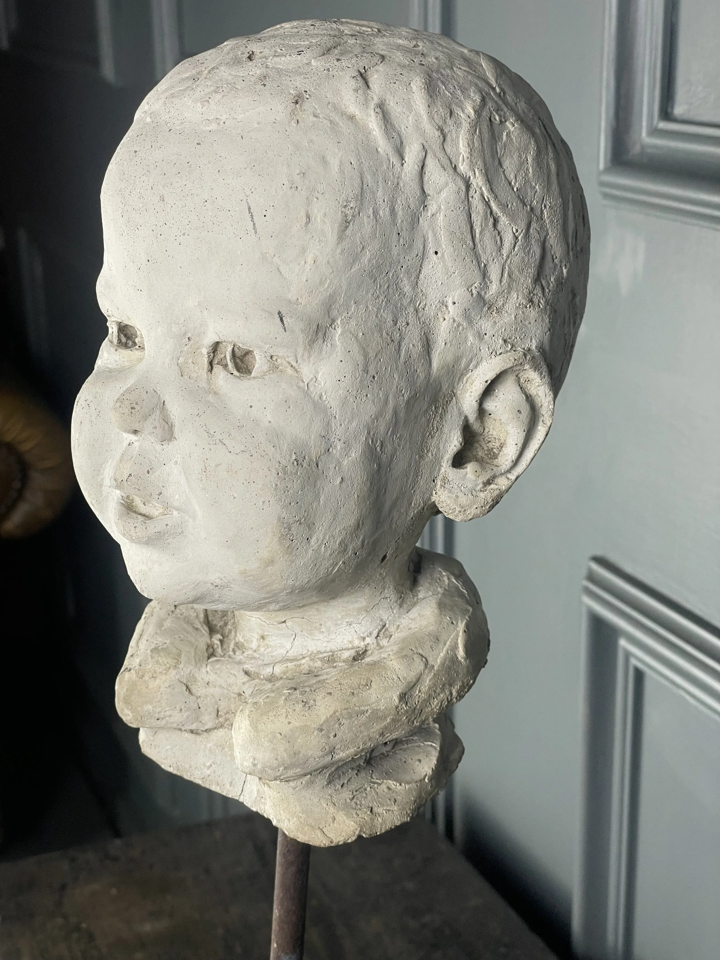 Sculpture of Child Head