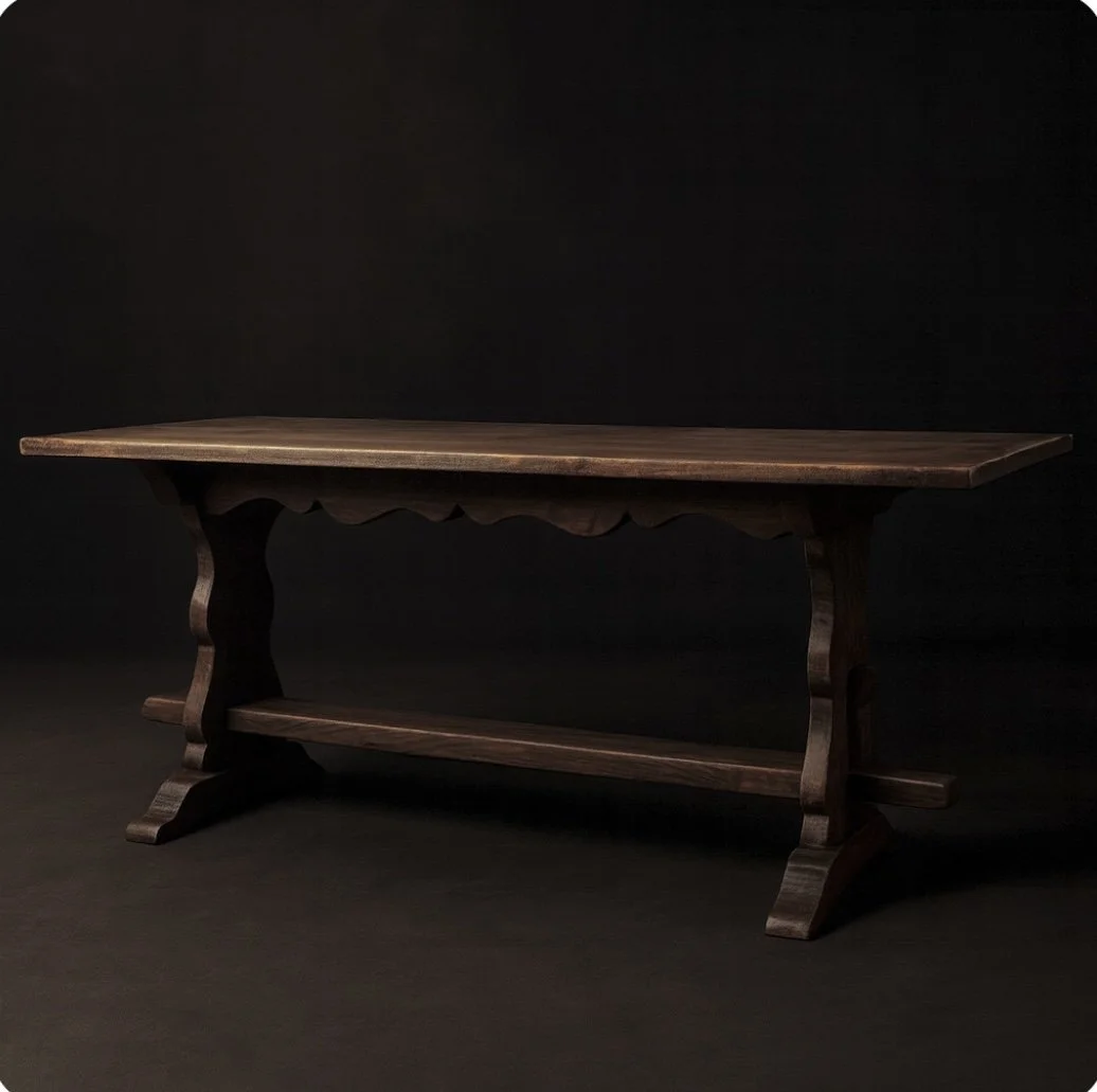 Antique Refectory Elm Dining Table