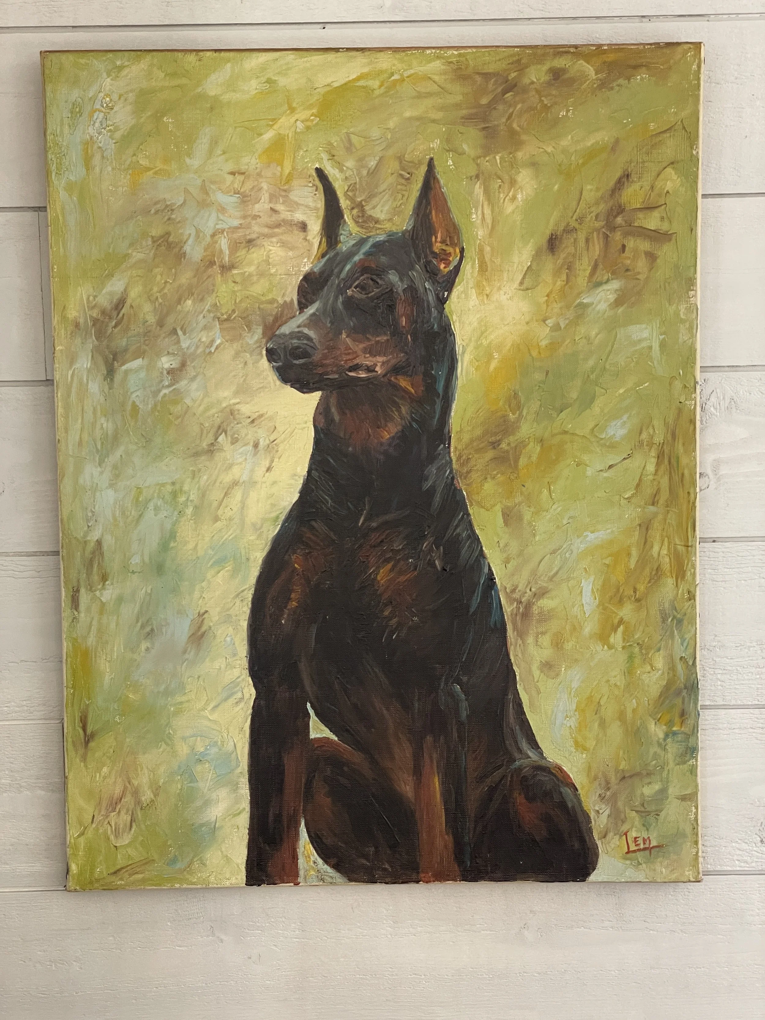 Oil on Canvas - Rottweiler