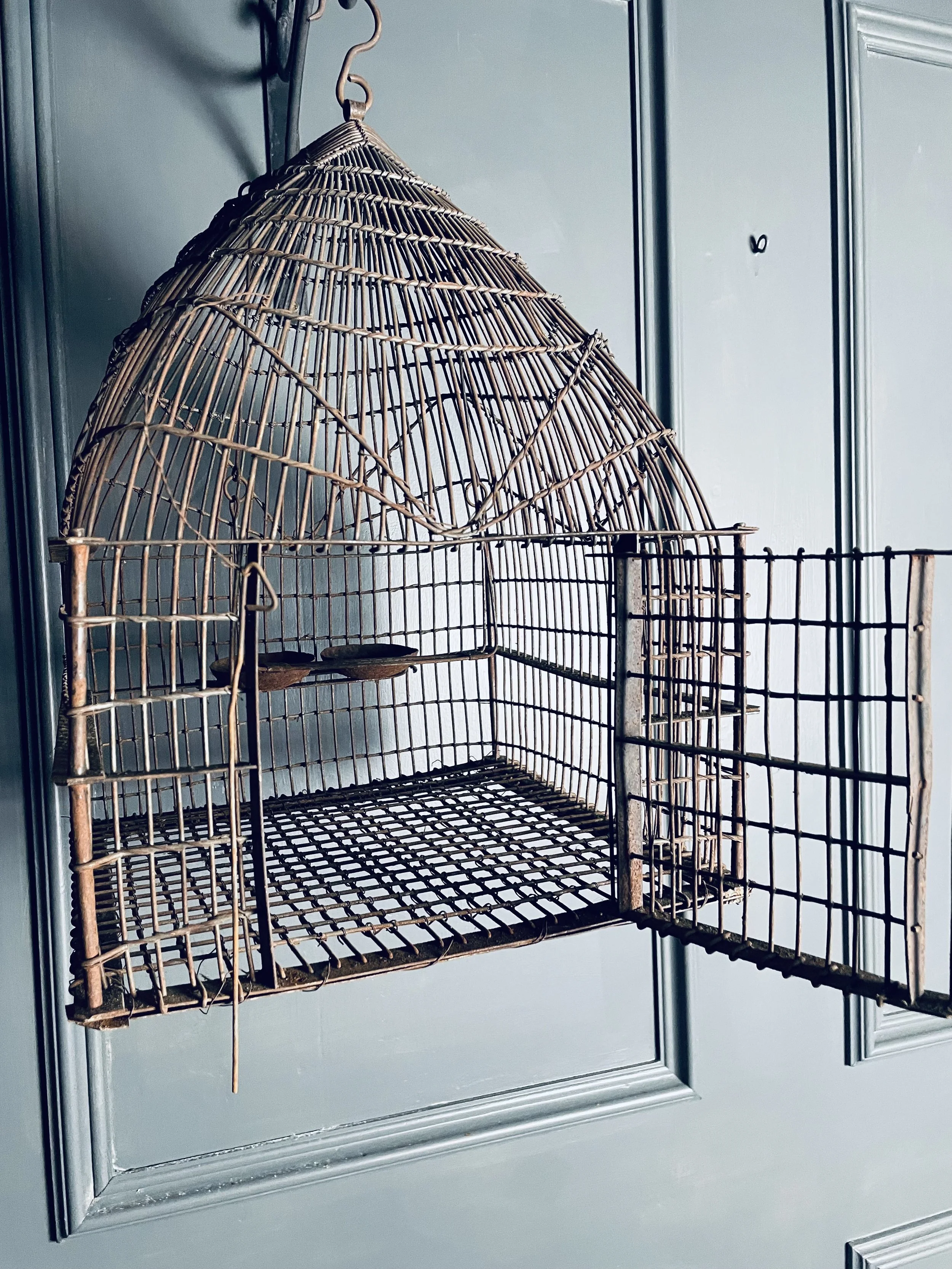 Victorian Ironwork Birdcage
