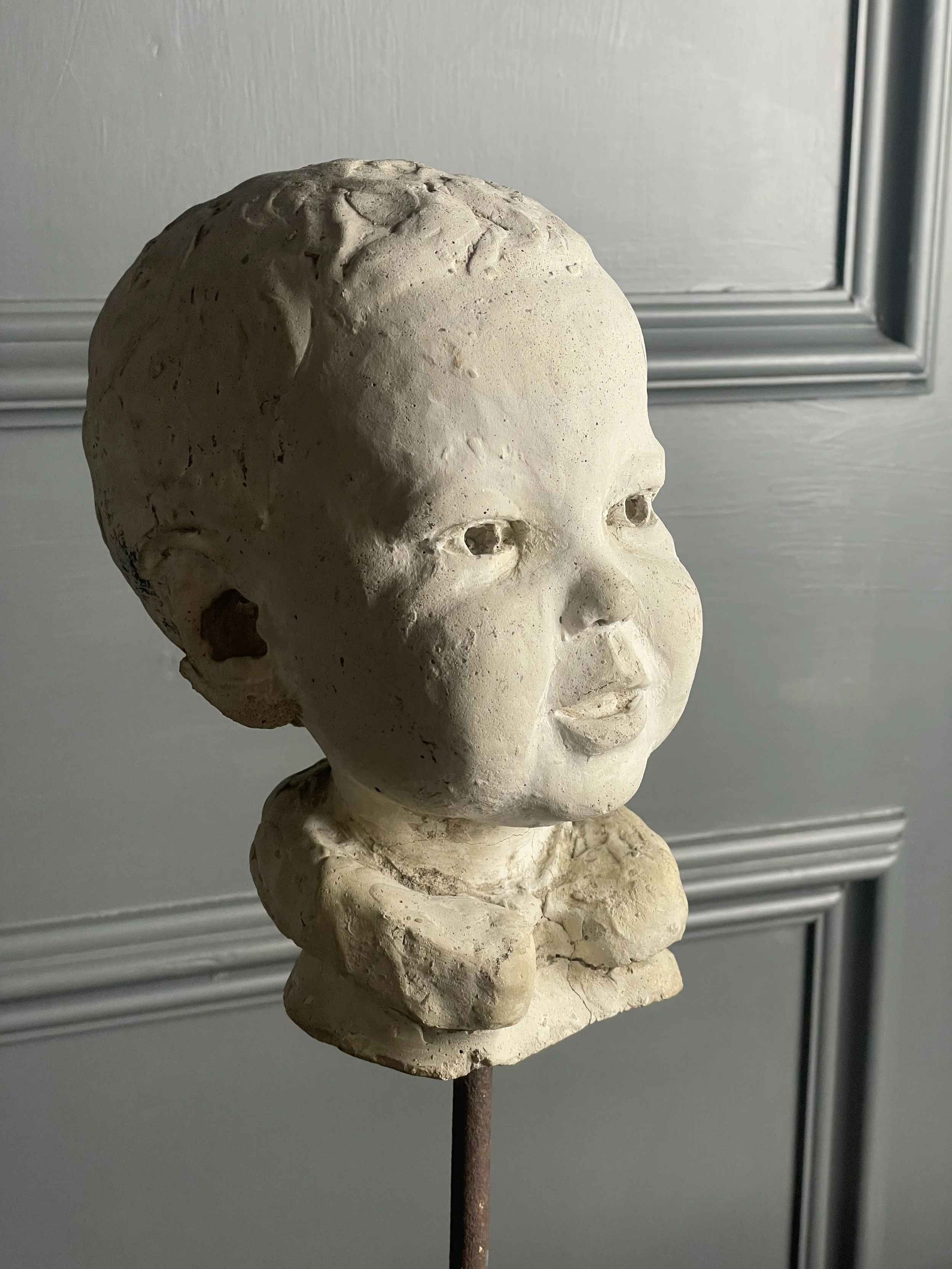Sculpture of Child Head