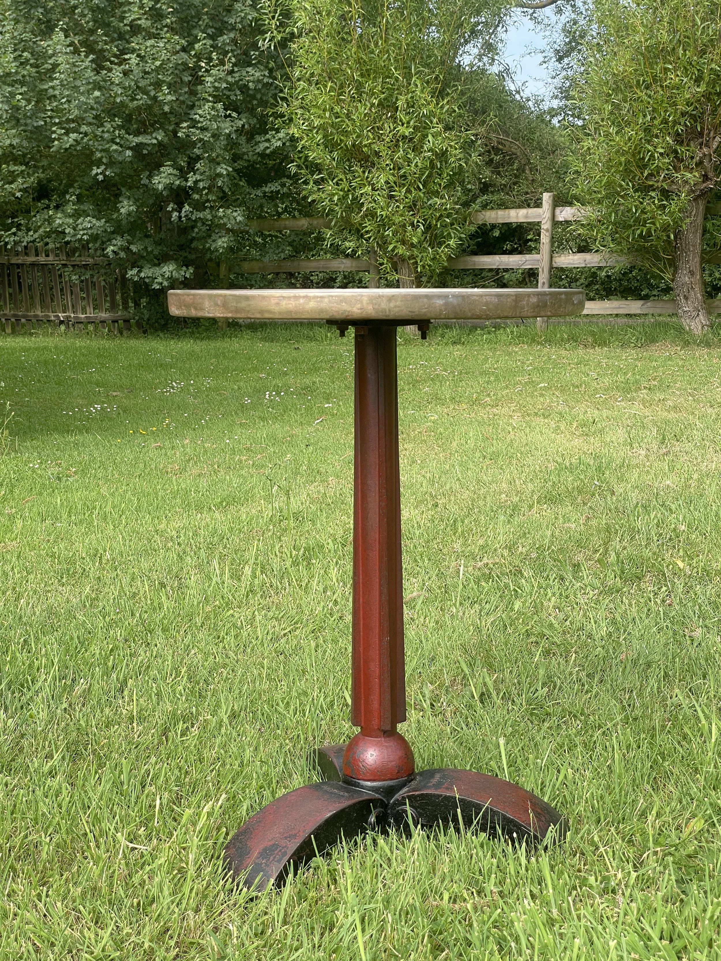 1930's Art Deco Fischel Bistro Cafe Table