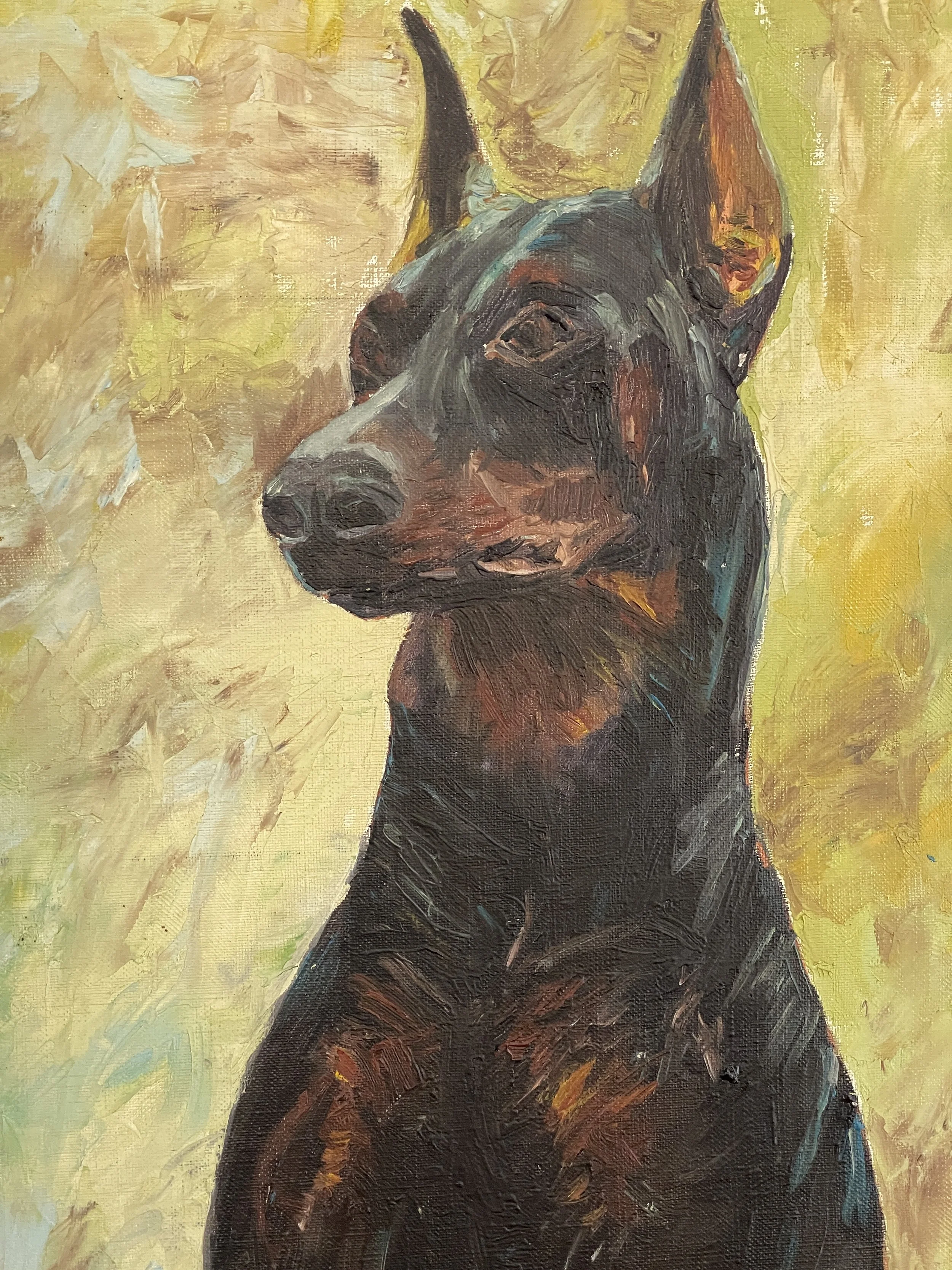 Oil on Canvas - Rottweiler