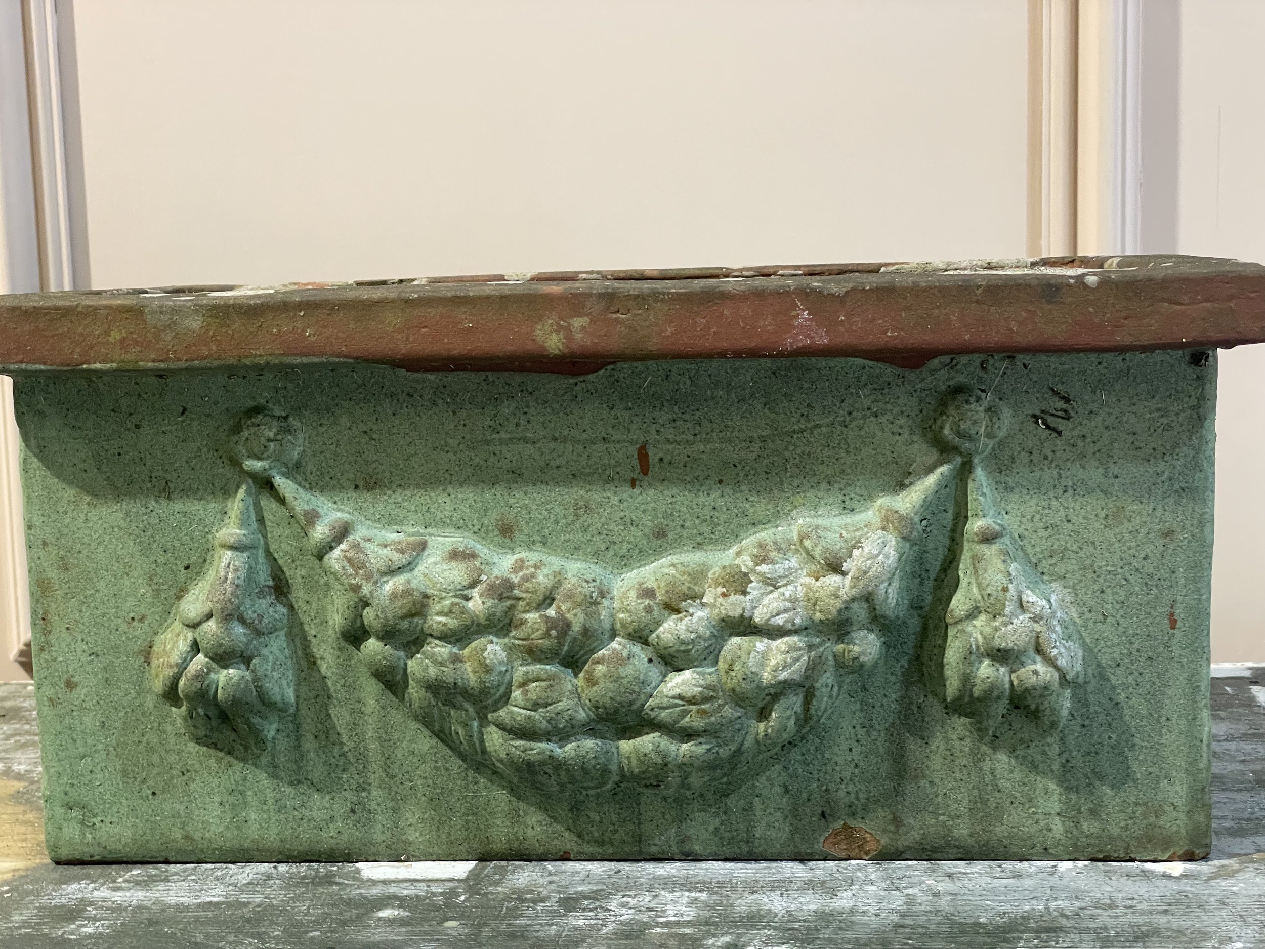 Green Terracotta Planter