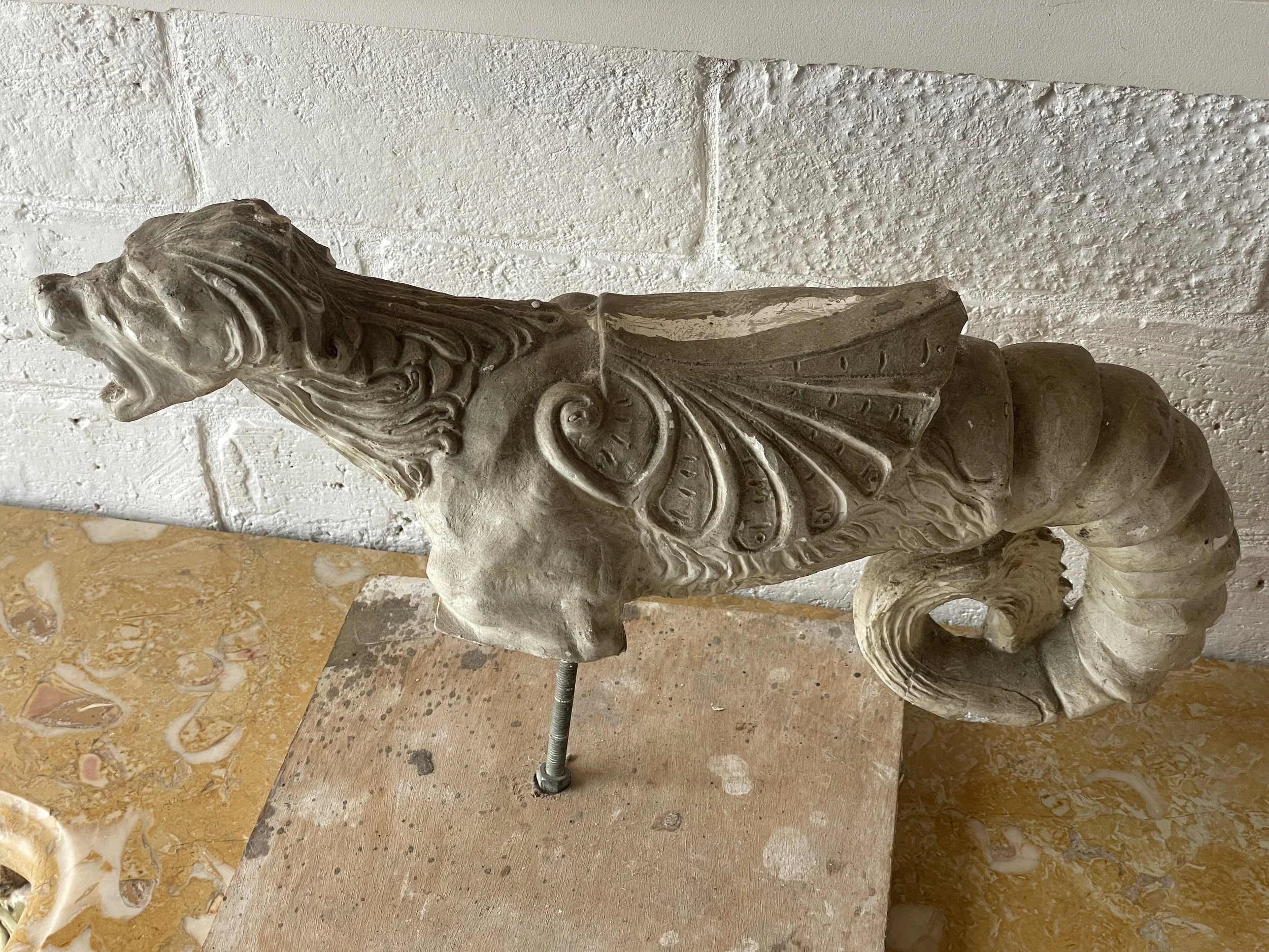 19thc Plaster Maquette