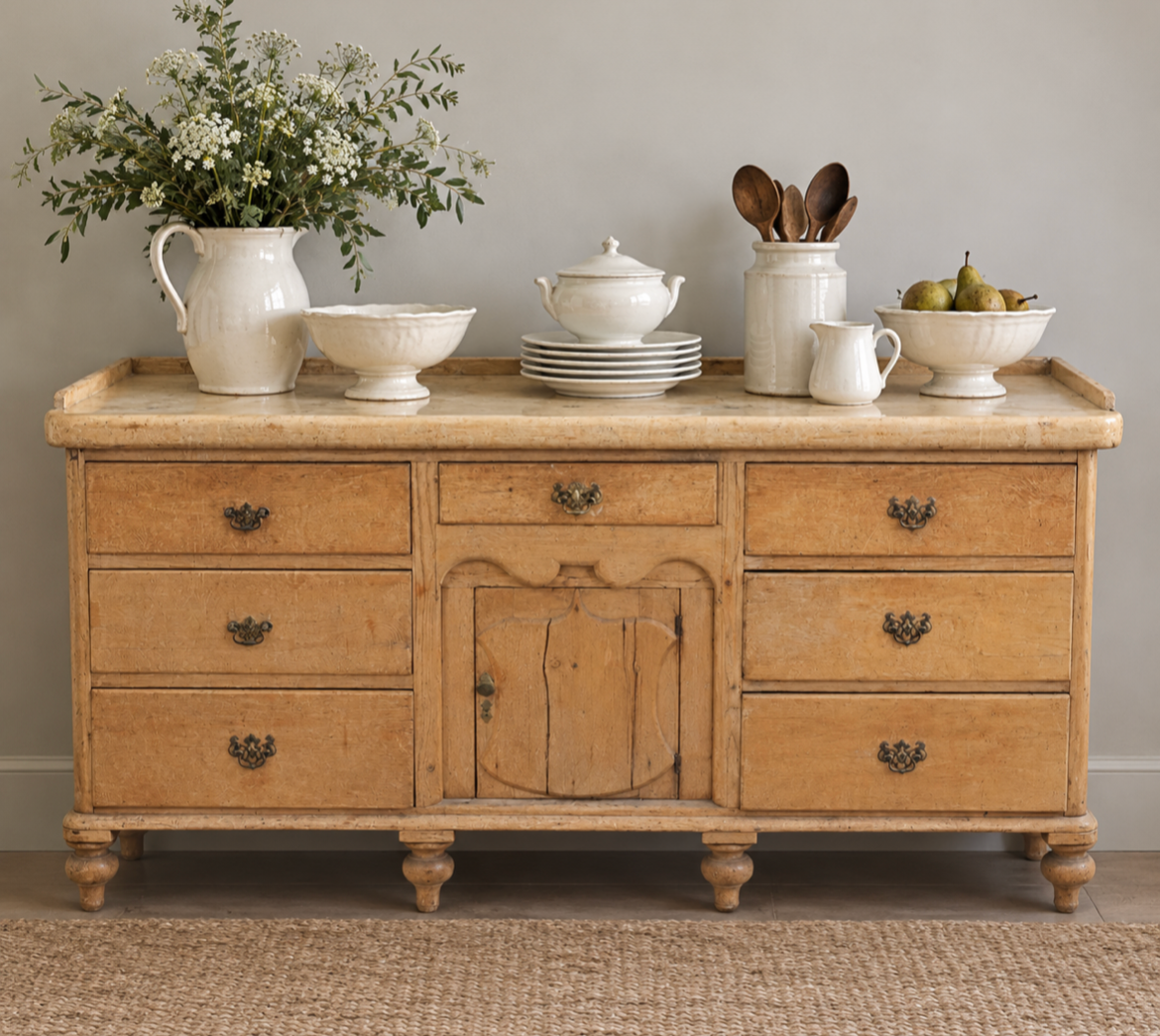 Victorian Pine Dresser Base