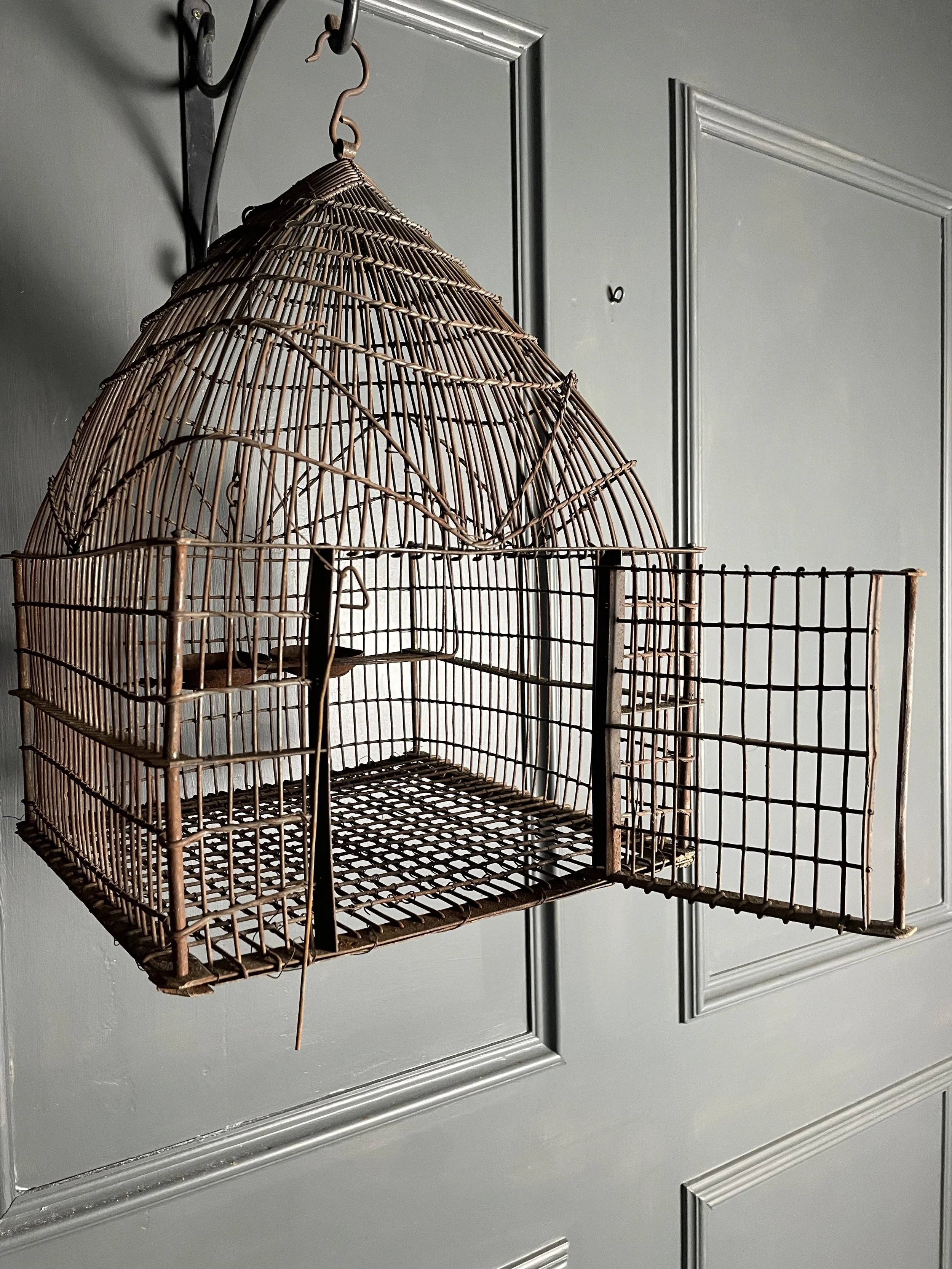 Victorian Ironwork Birdcage