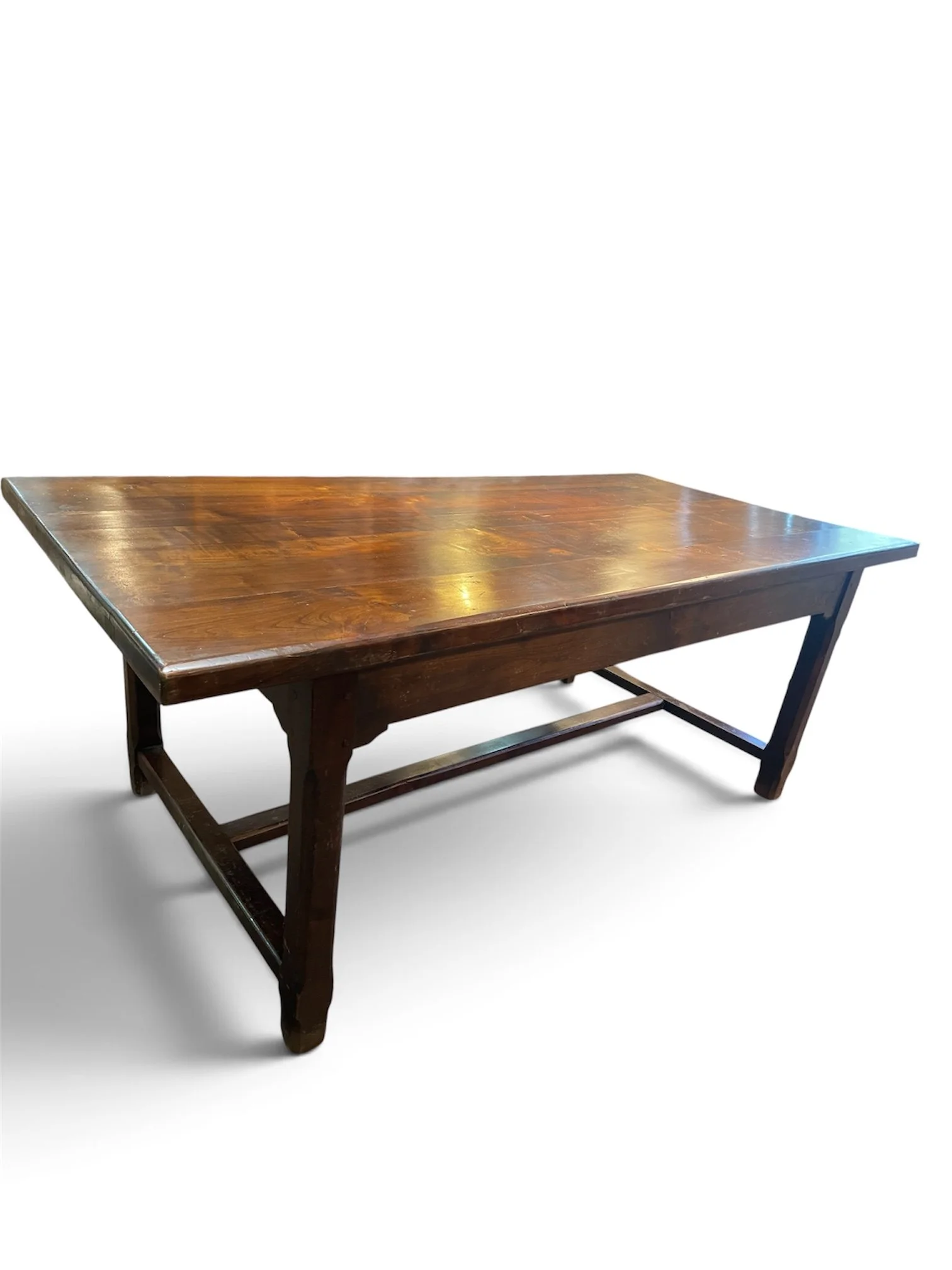Large French Fruitwood Refectory Table