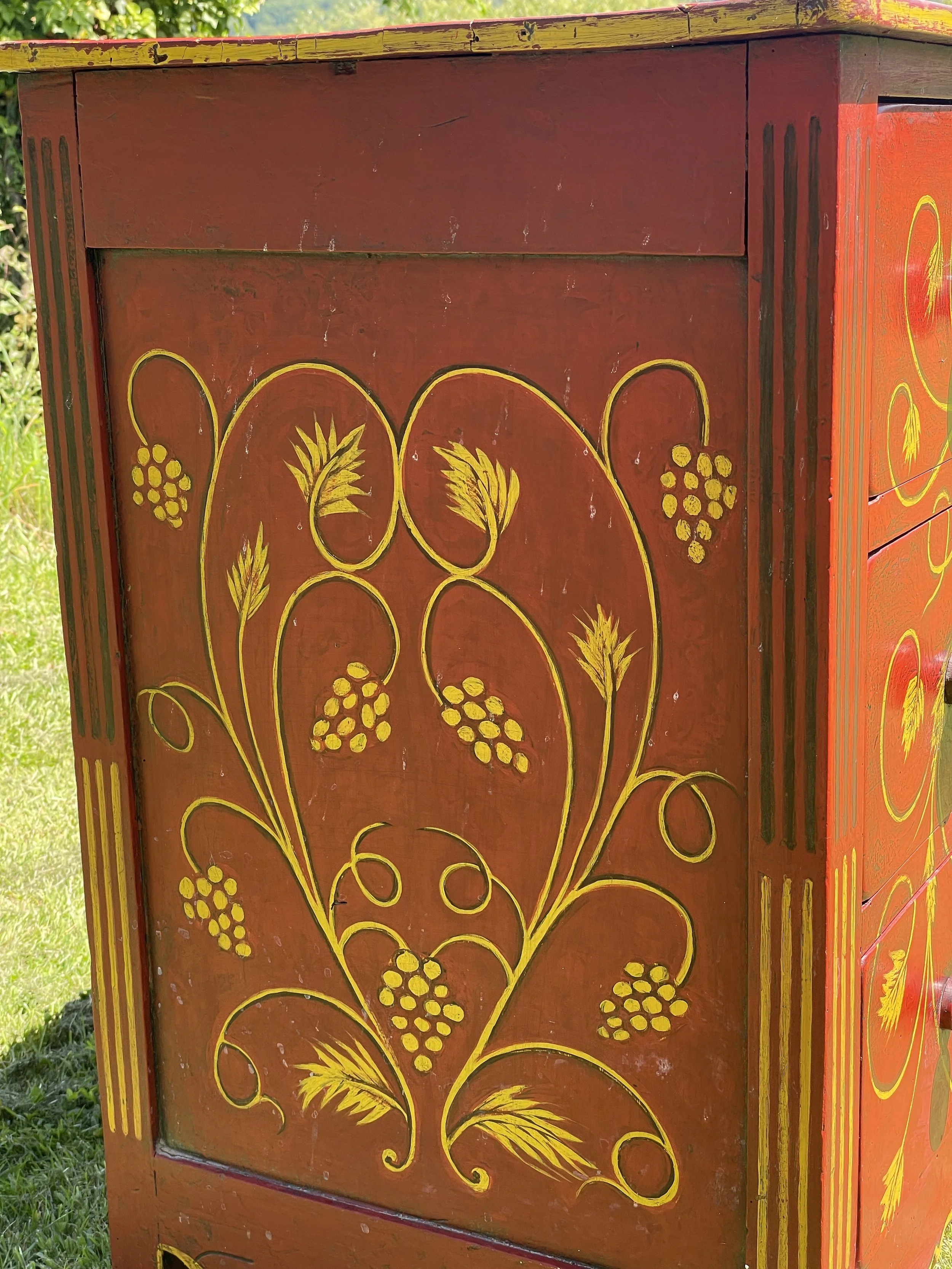 Early 20th Century French Hand Painted Chest of Drawers