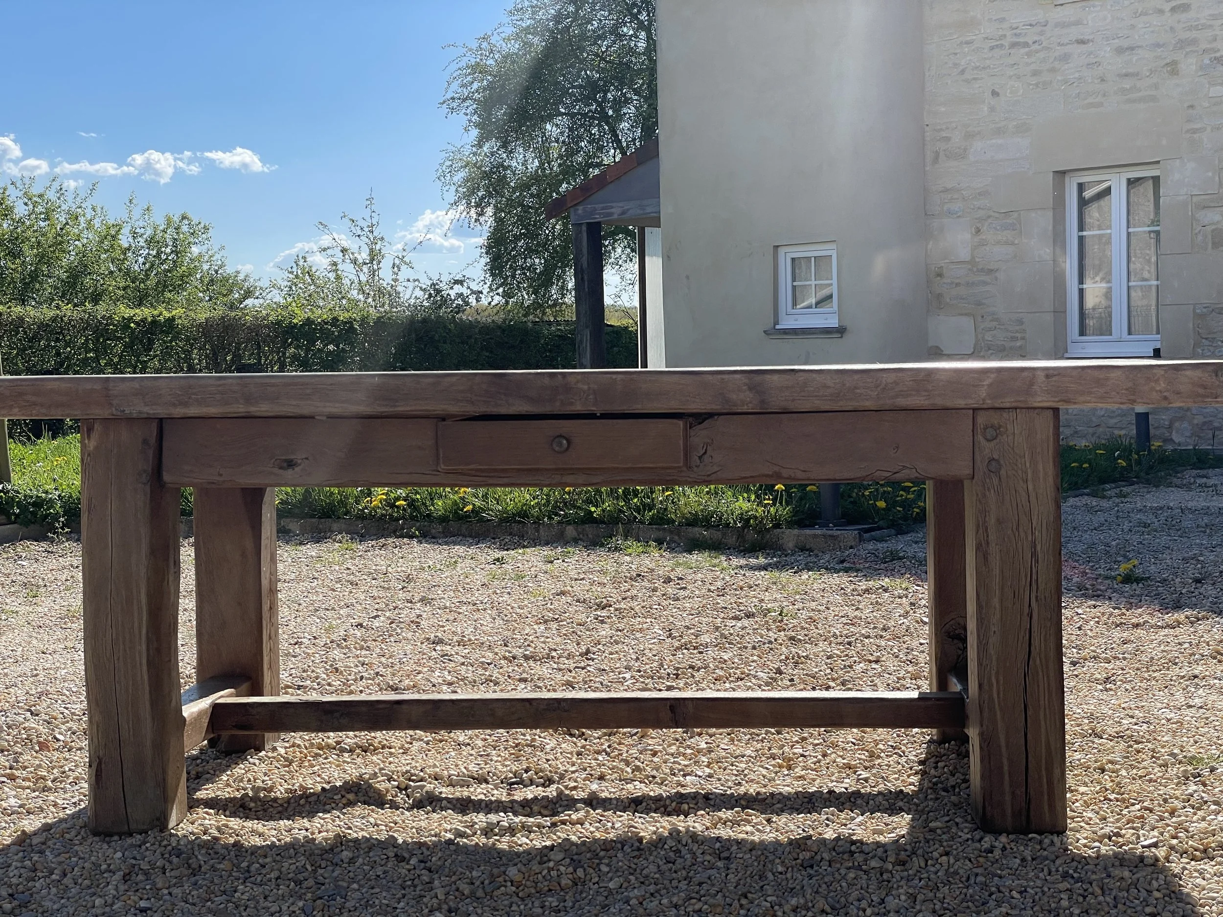 French Oak Country Farmhouse Table