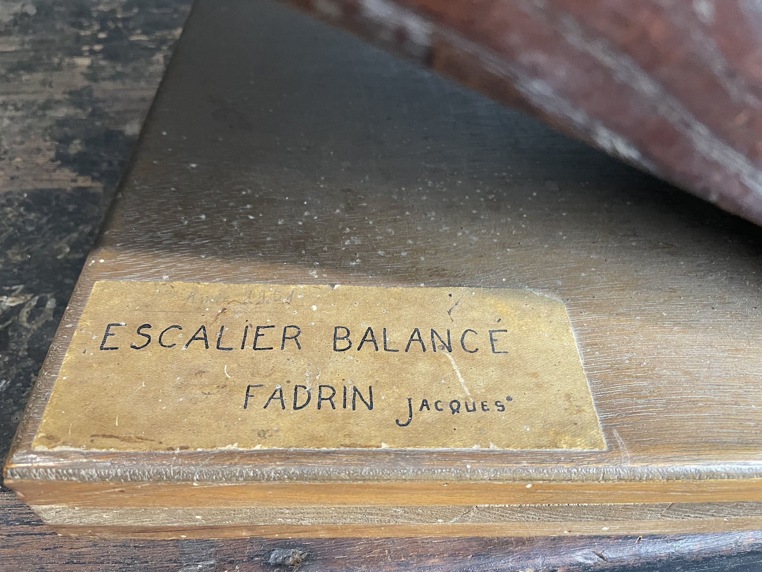 French 20th Century Architectural Staircase Model