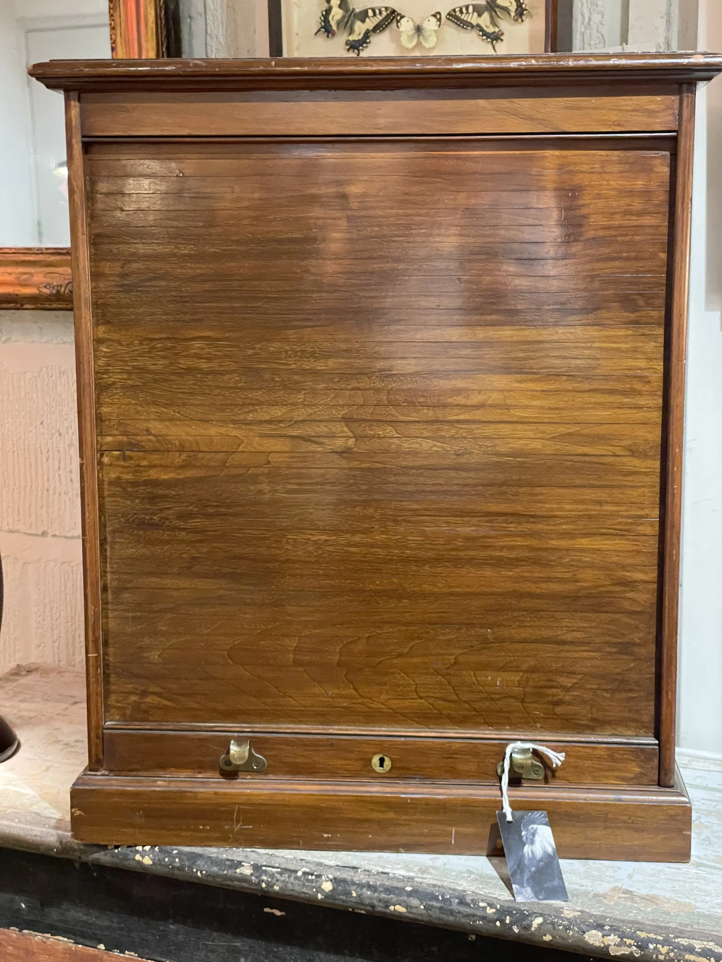 1950s Tambour Cabinet