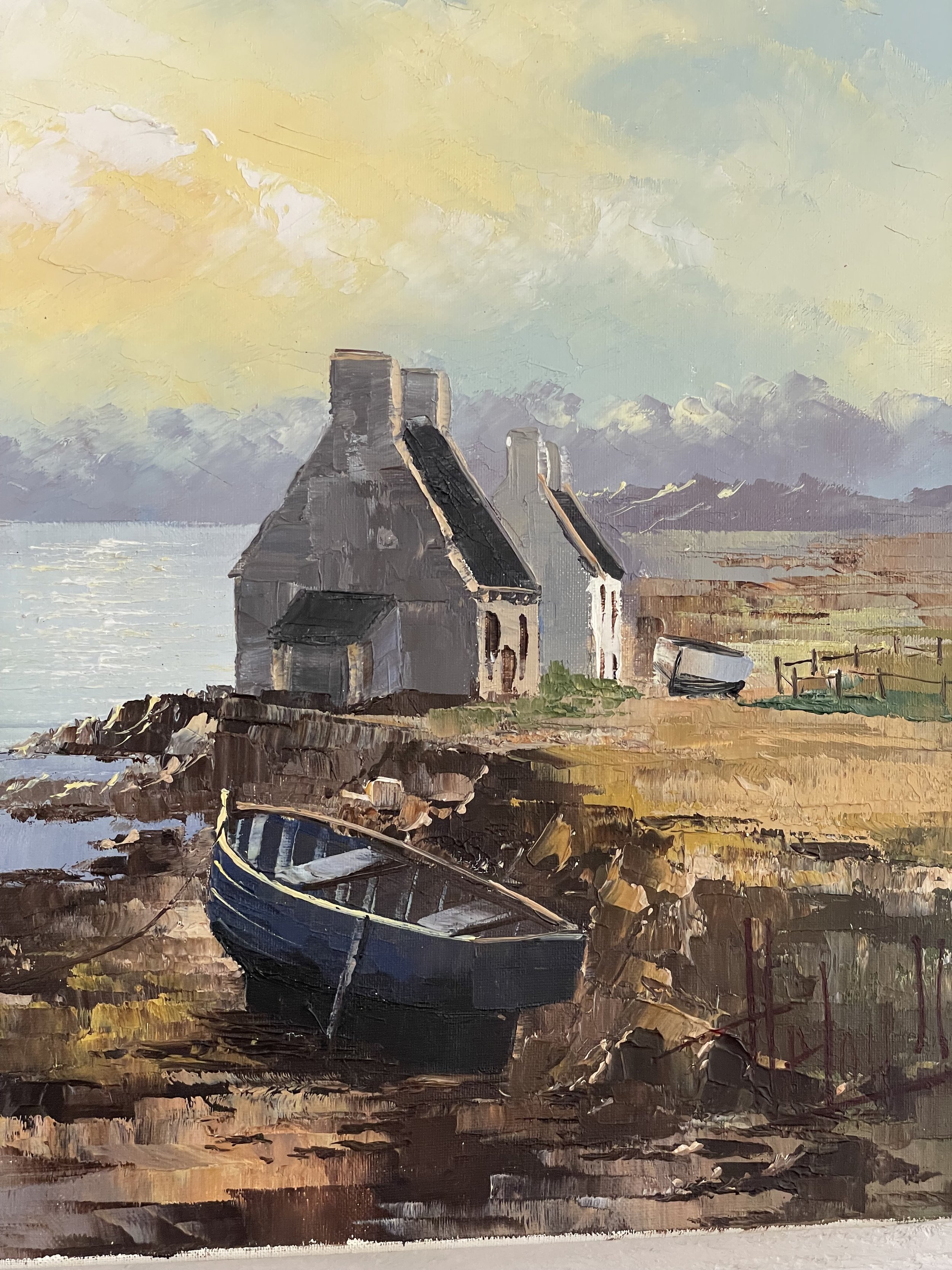 Oil on Canvas - Boats