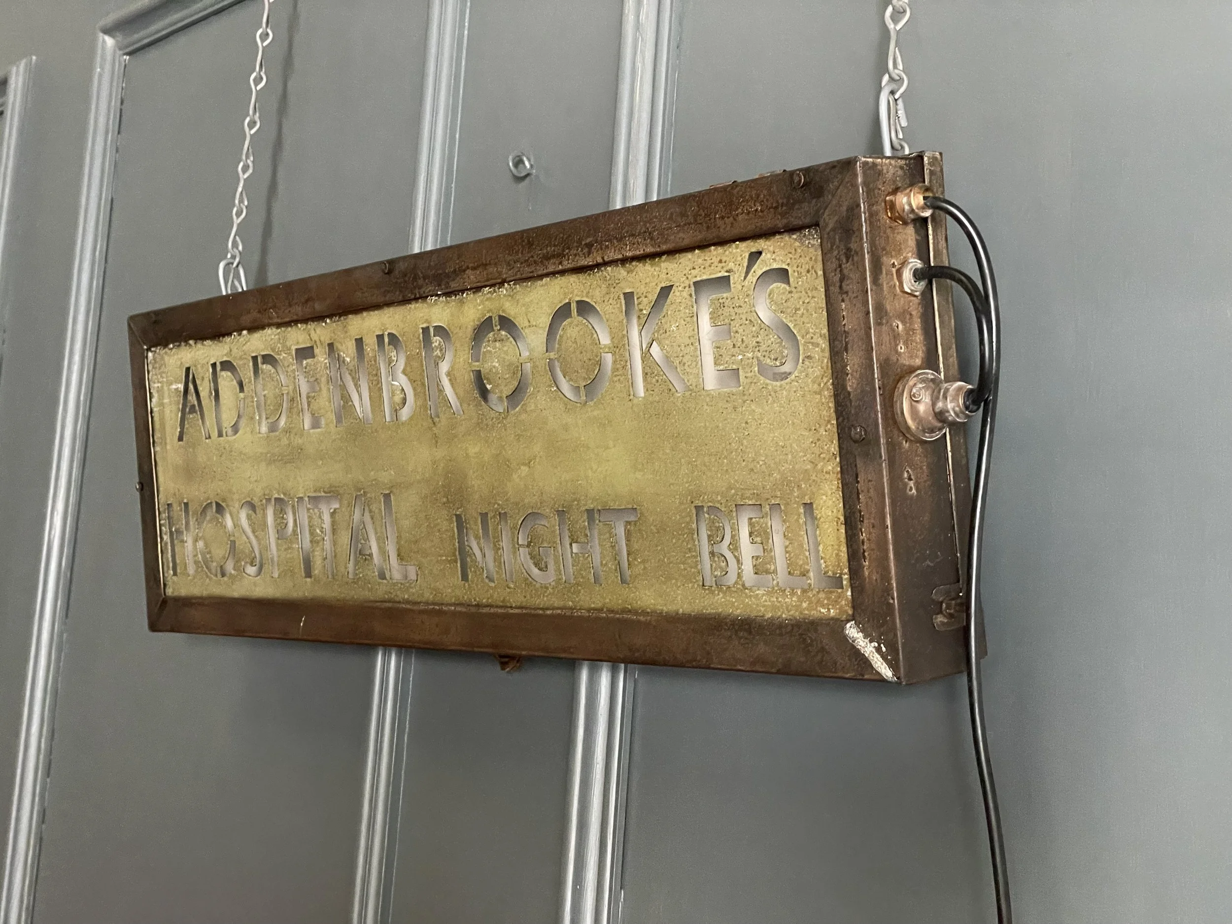 Addenbrooke's Hospital Illuminated Sign