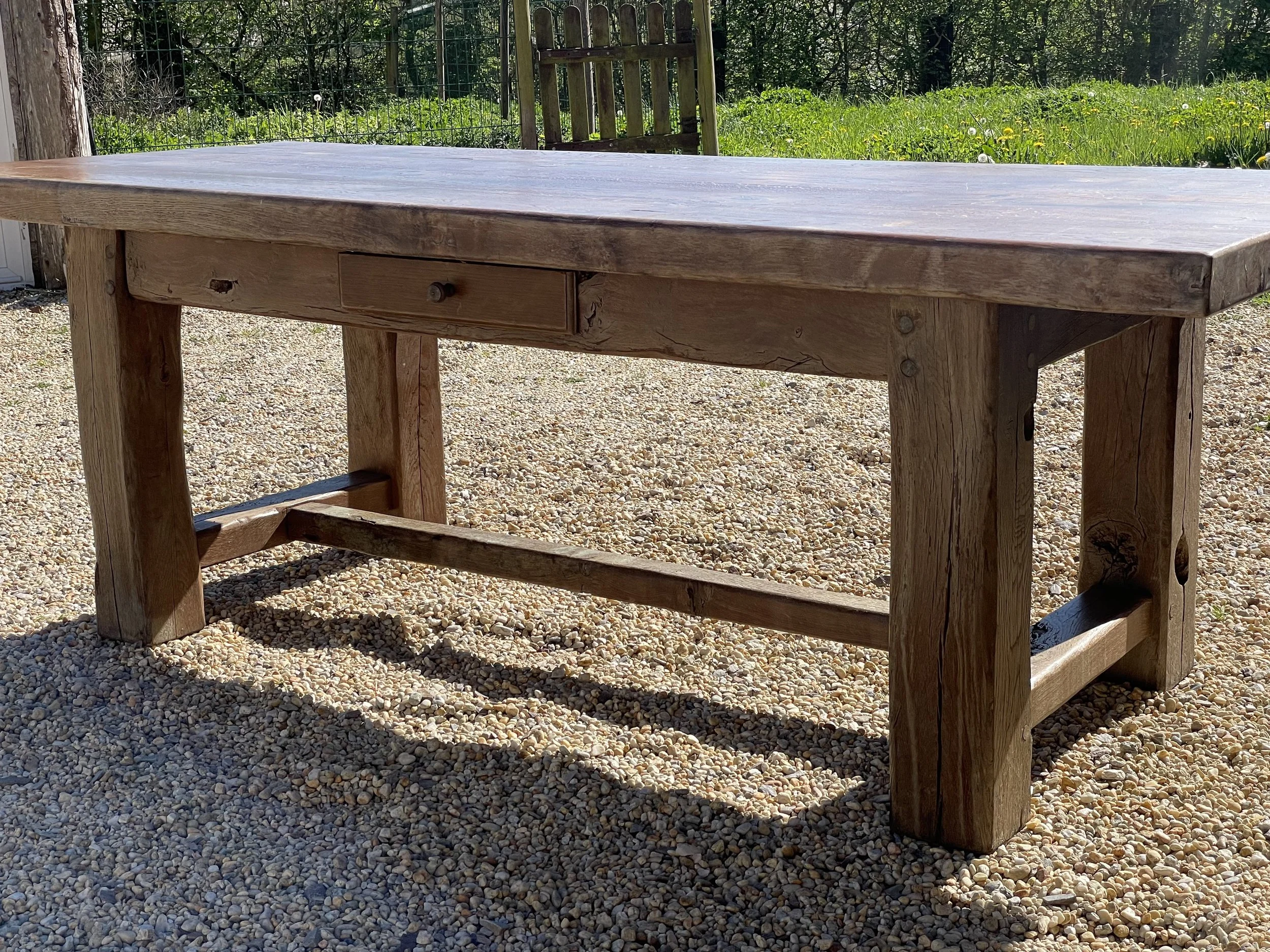 French Oak Country Farmhouse Table