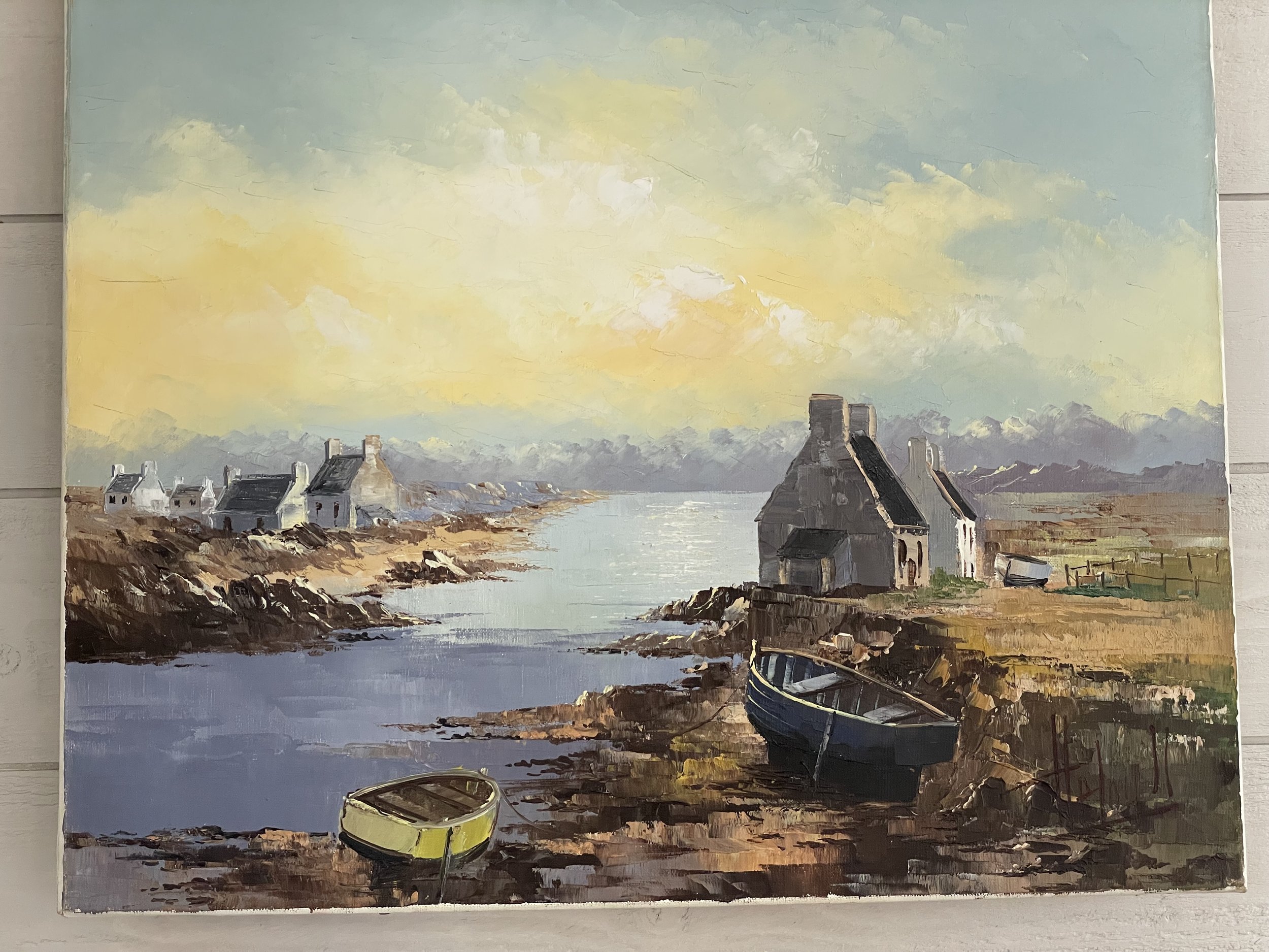 Oil on Canvas - Boats