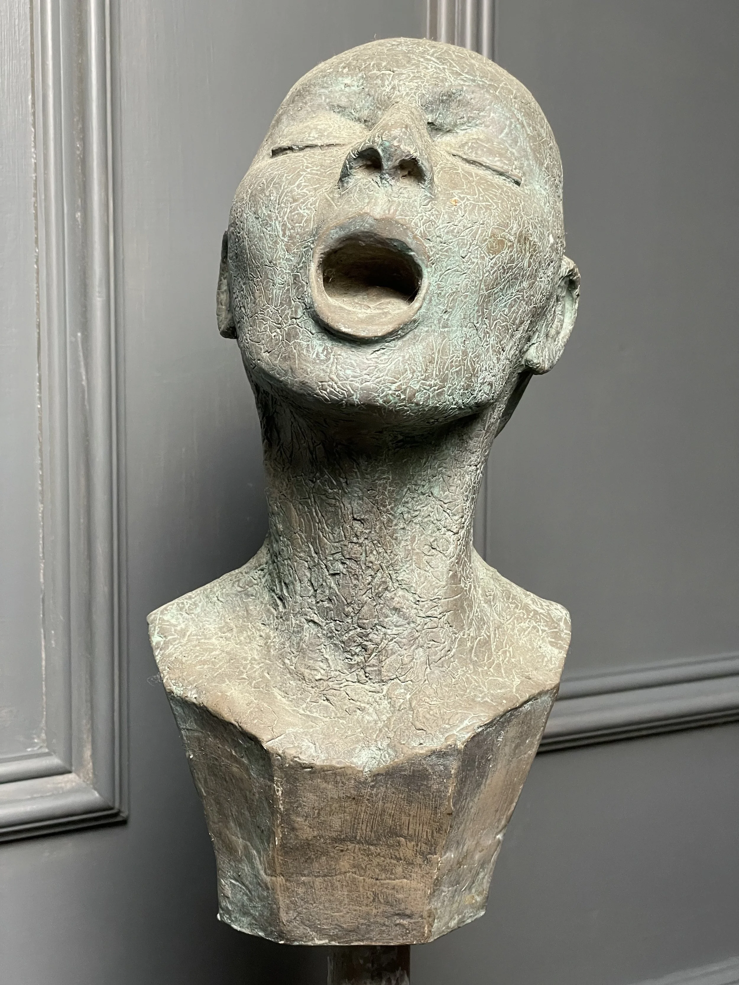 Patinated Bronze Sculpture