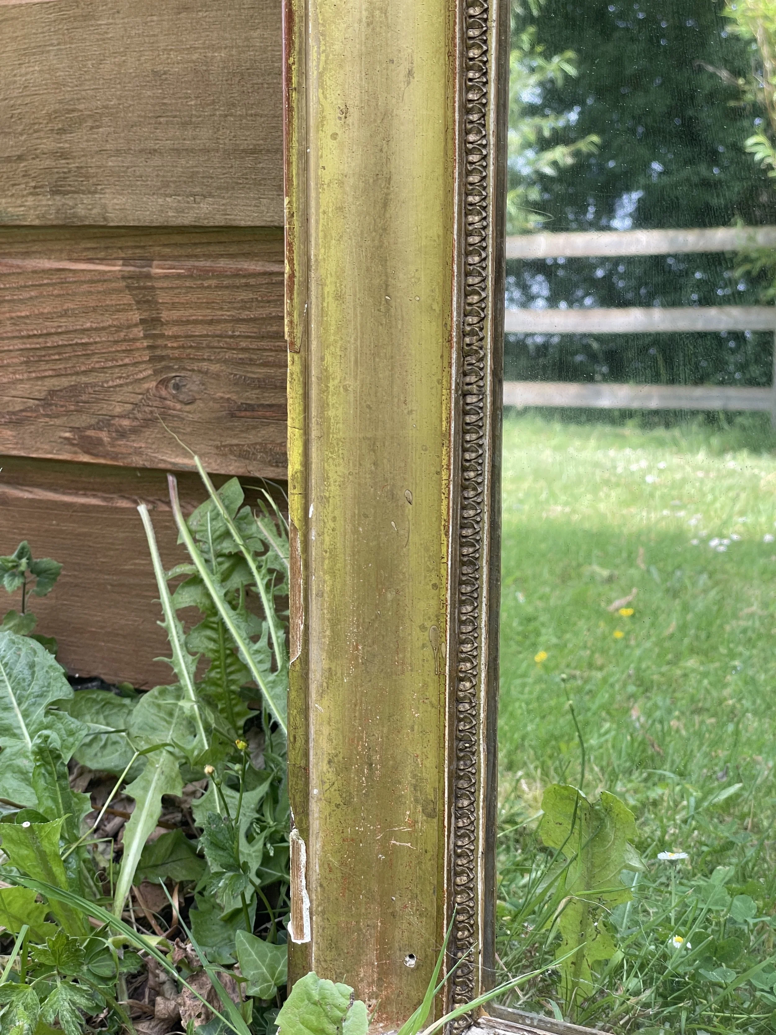19th Century Gilt Rectangular Mirror