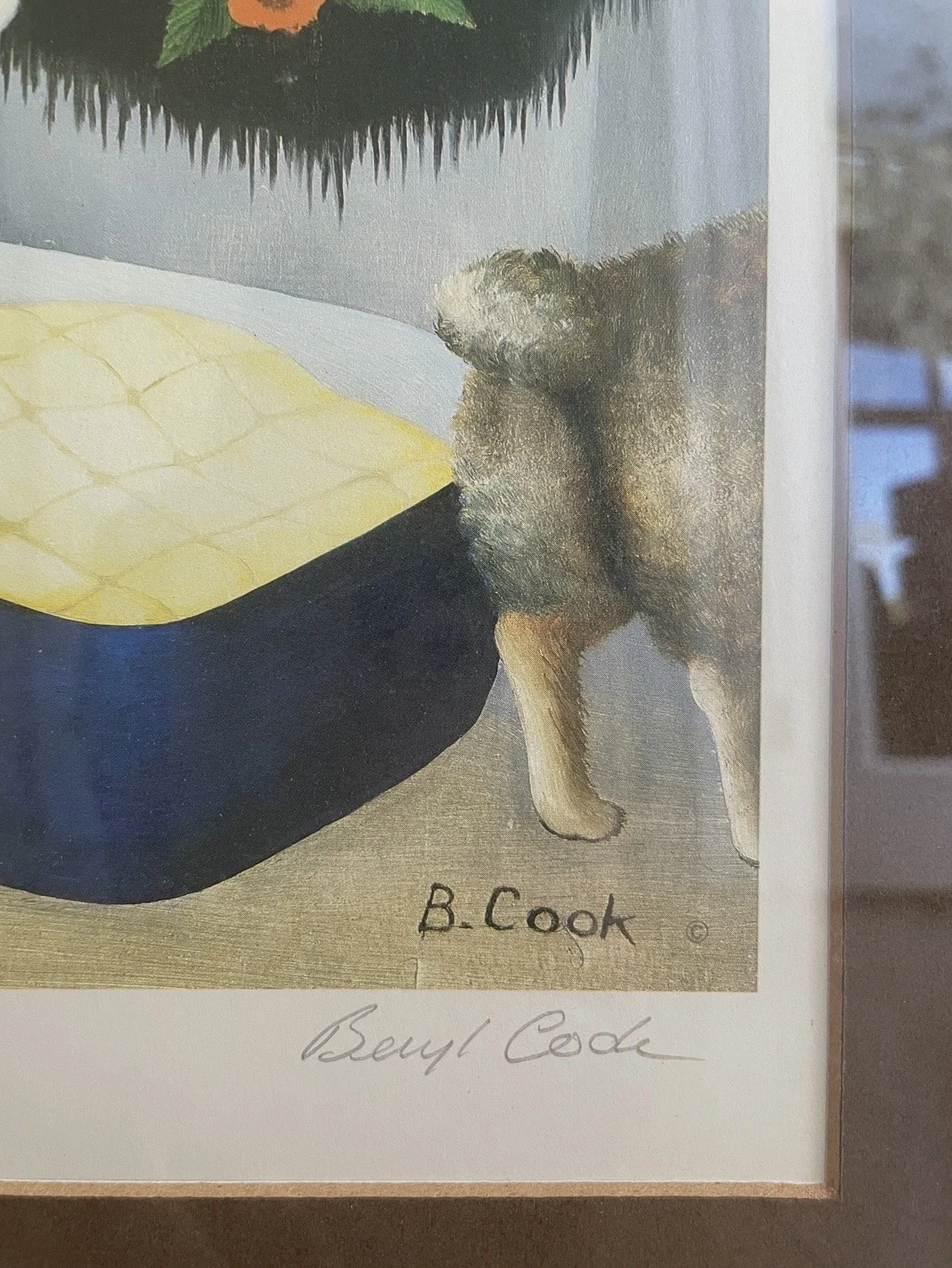Signed Limited Edition Print 'Street Market' by Beryl Cook