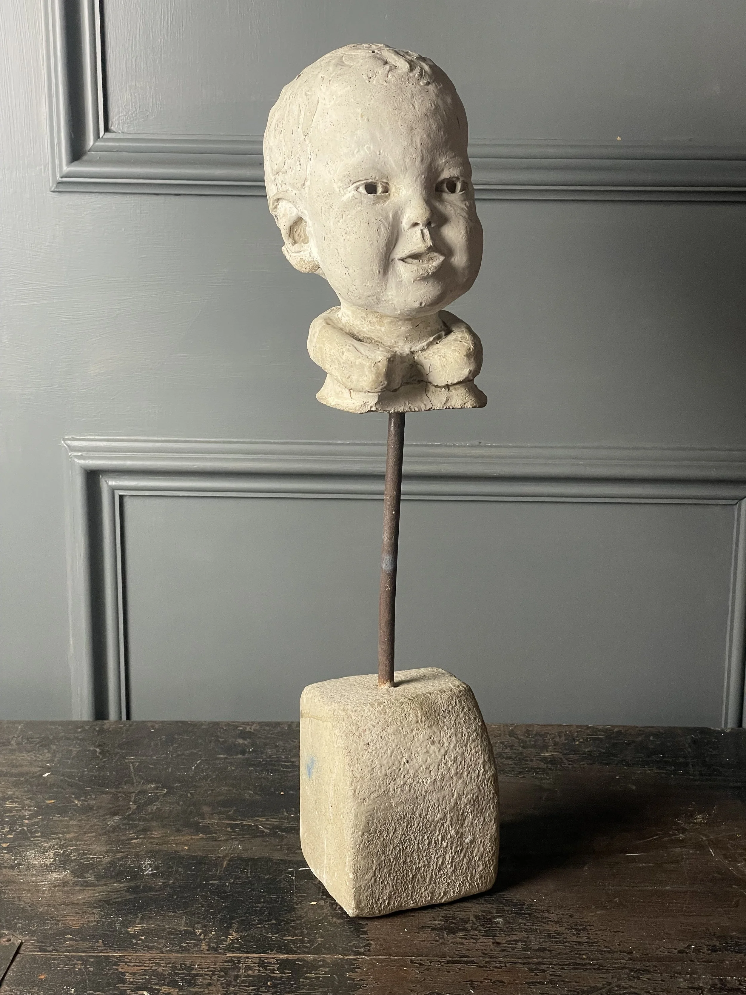 Sculpture of Child Head