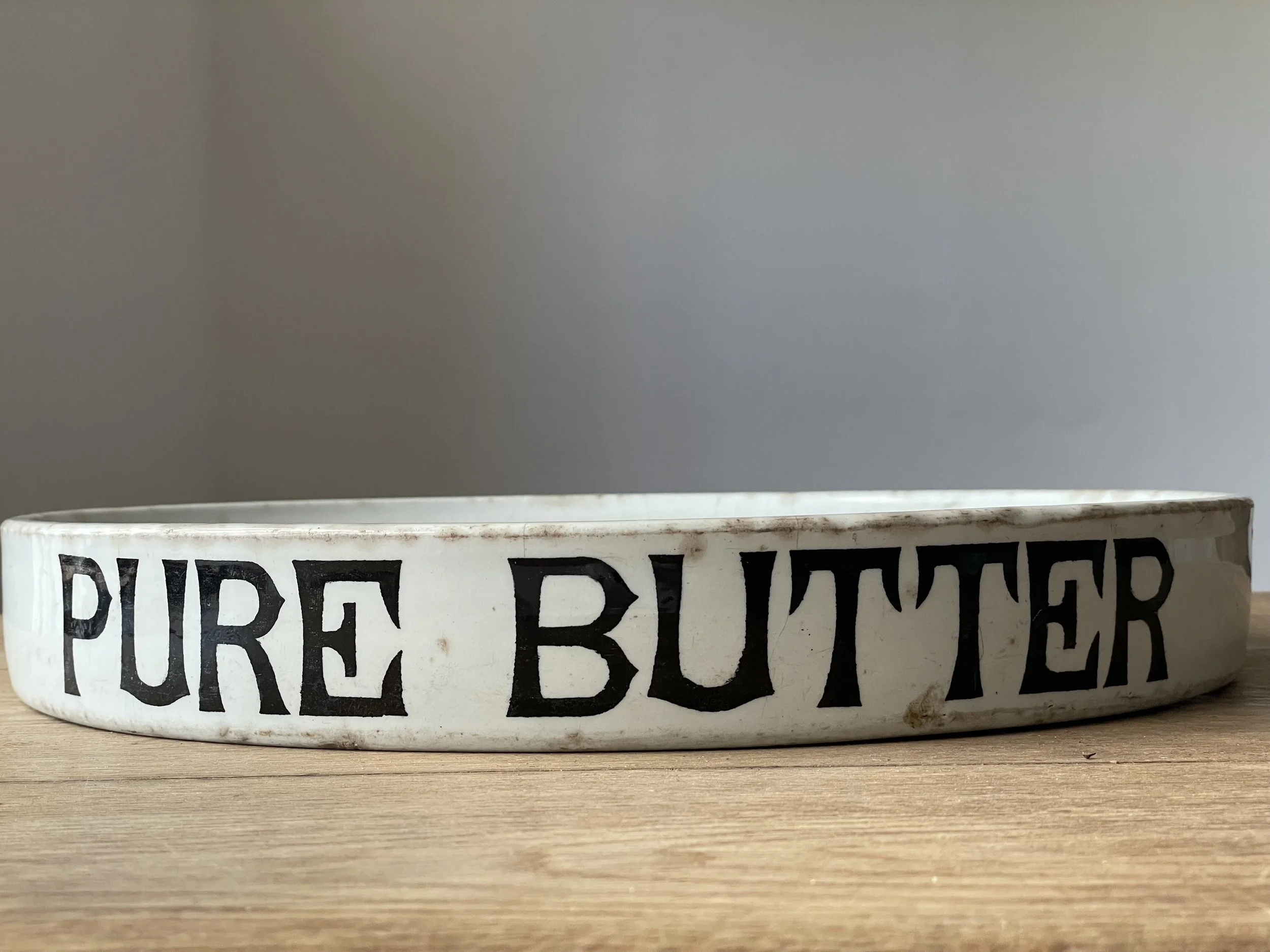 Antique Ironstone Pure Butter Slab