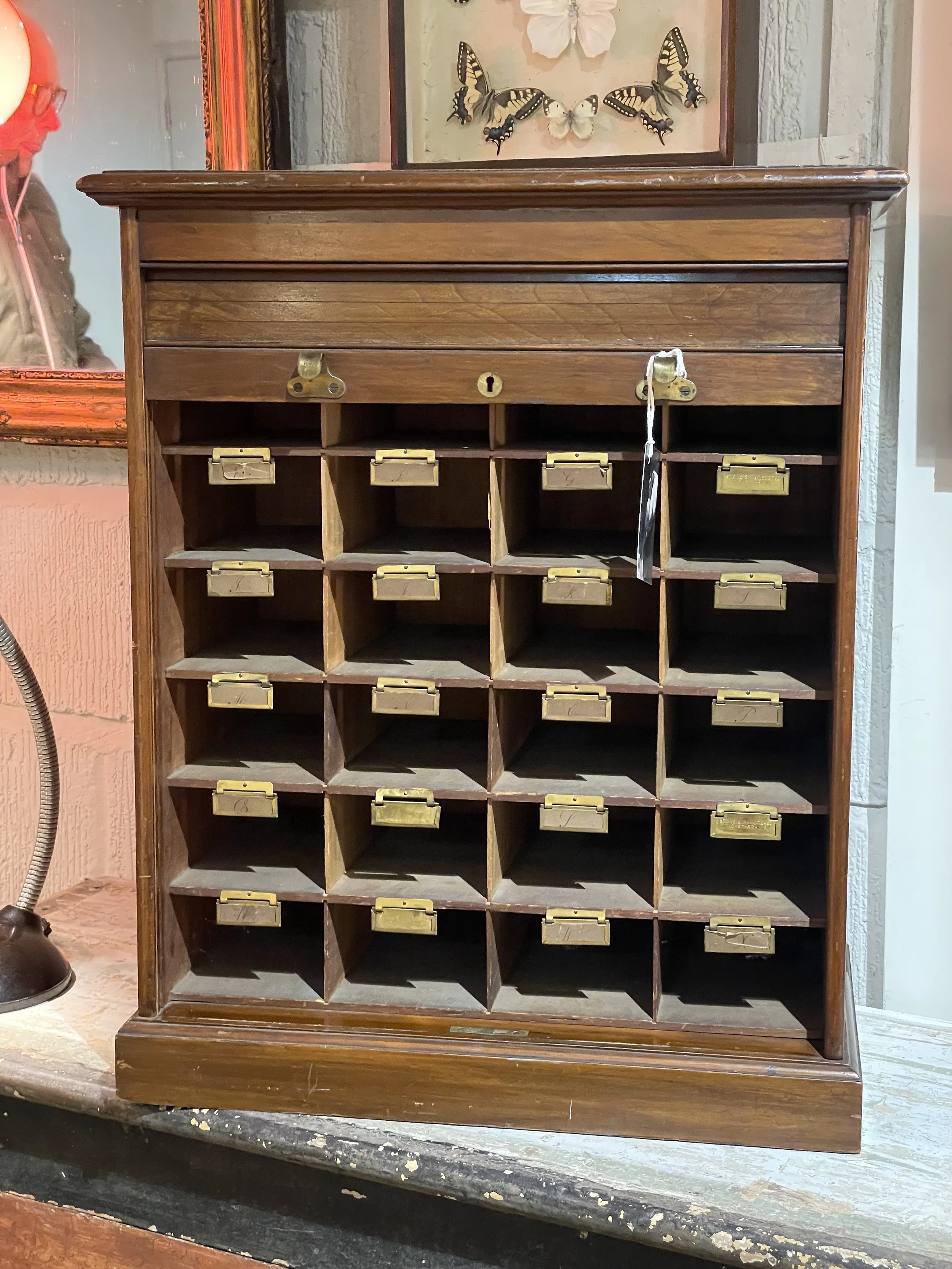 1950s Tambour Cabinet
