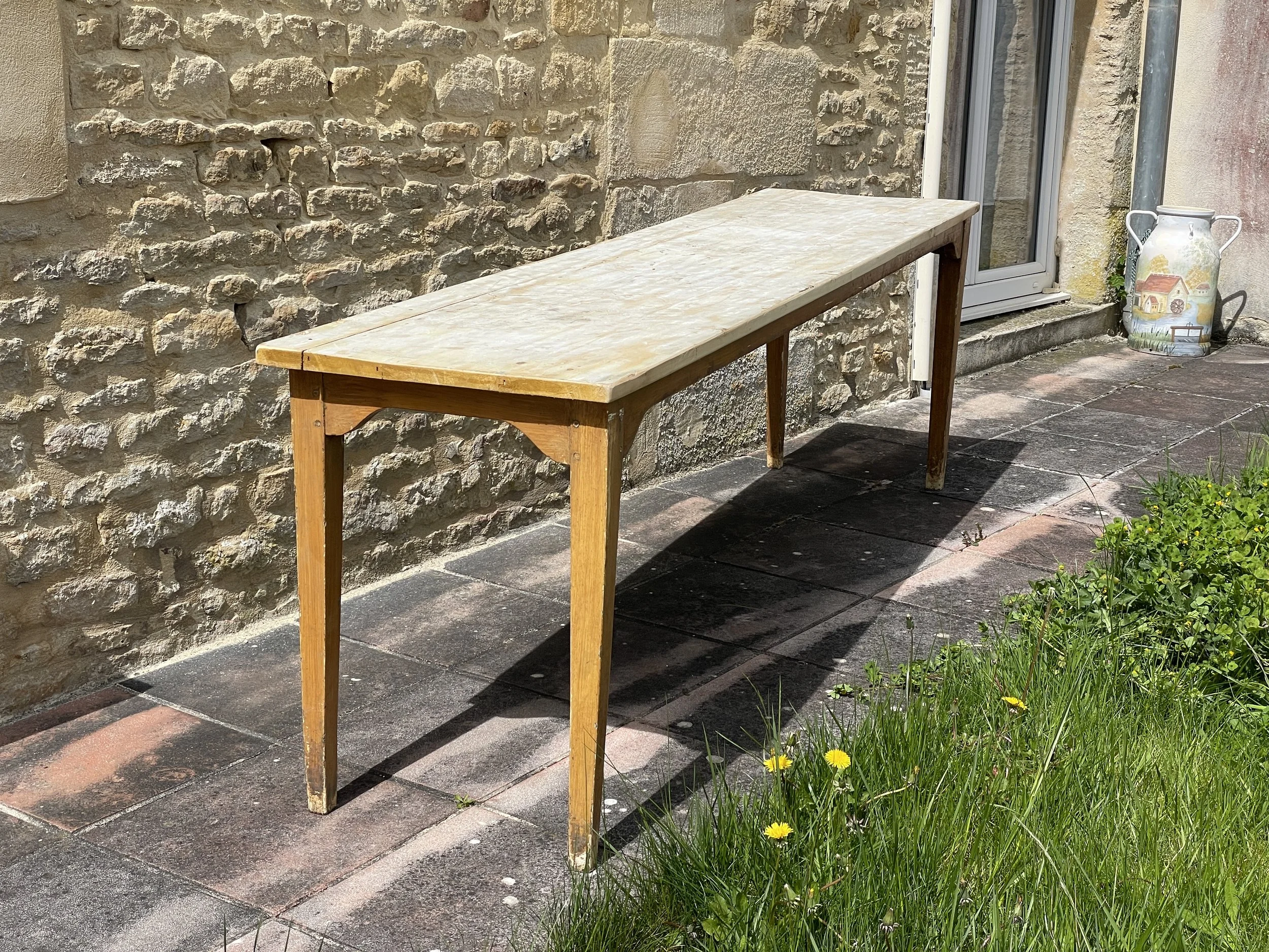 French 1950s Dairy Prep Table