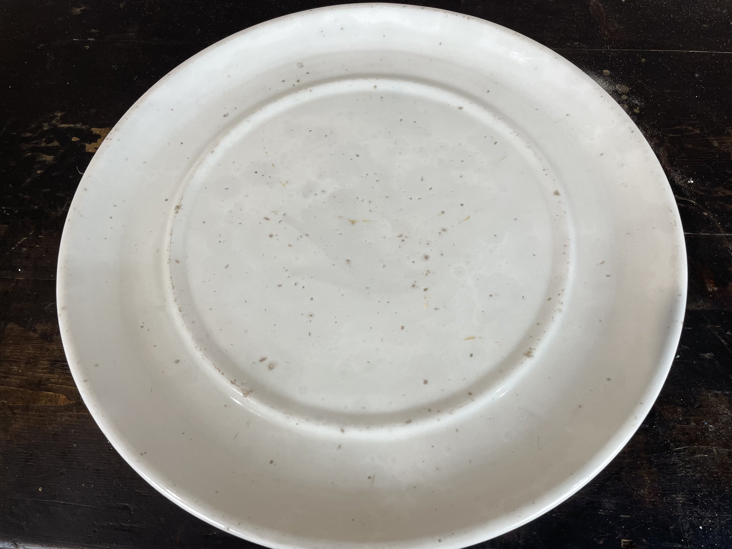 Early 20th Century Ironstone Butchers Slab