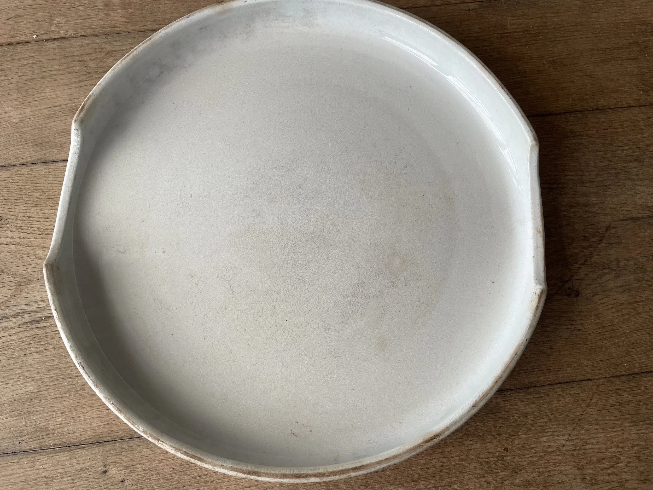 Antique Ironstone Margarine Slab