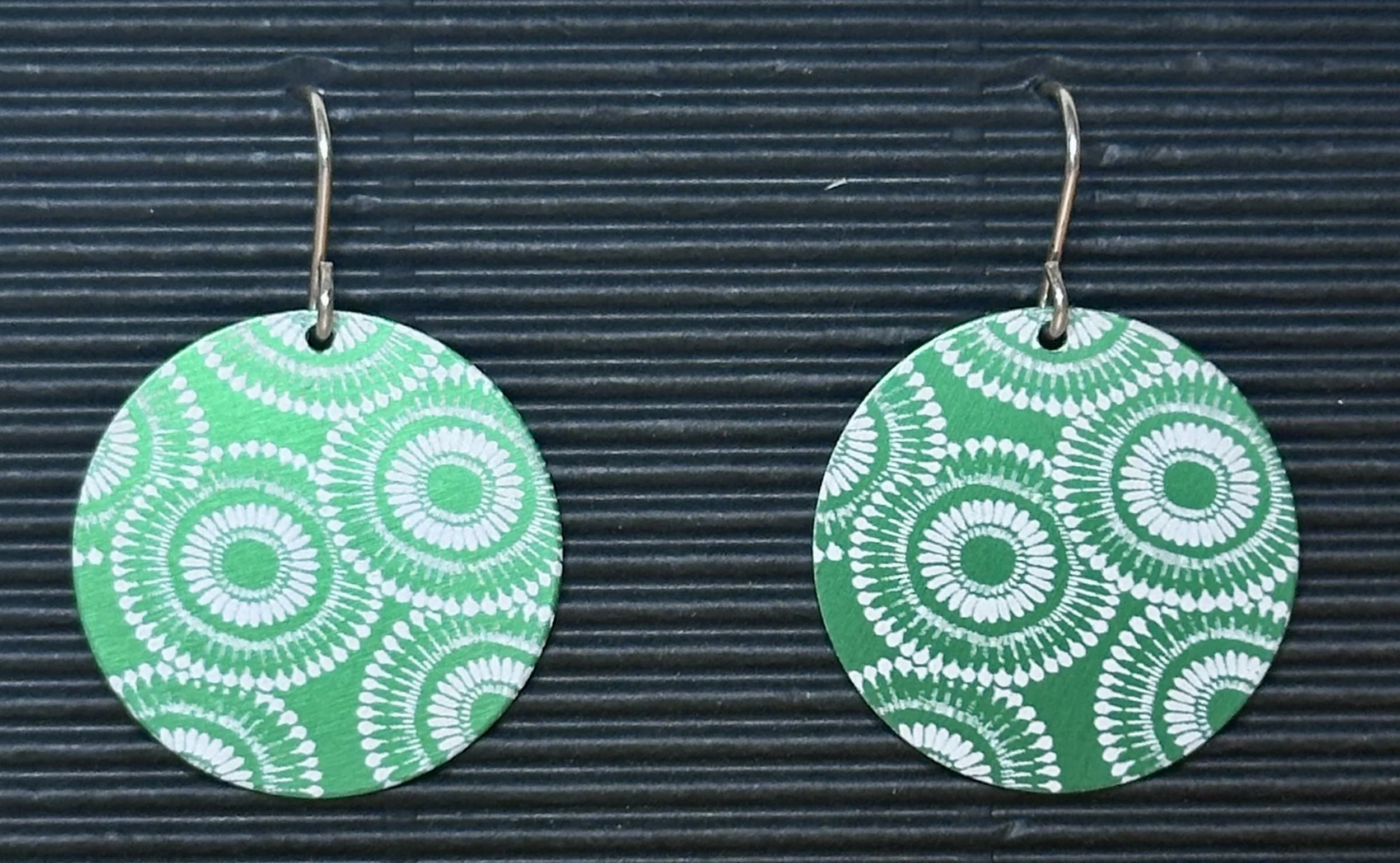 Colourful Disk Earrings