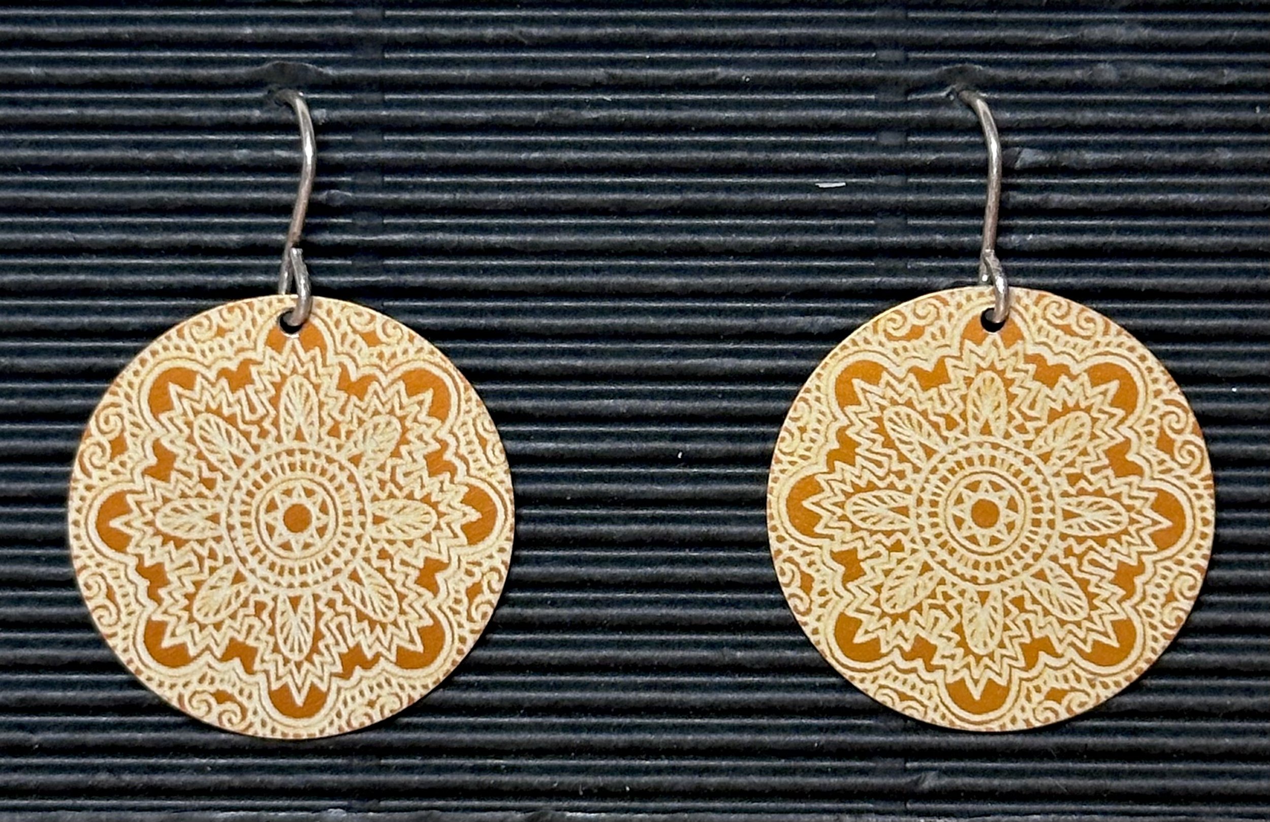 Colourful Disk Earrings