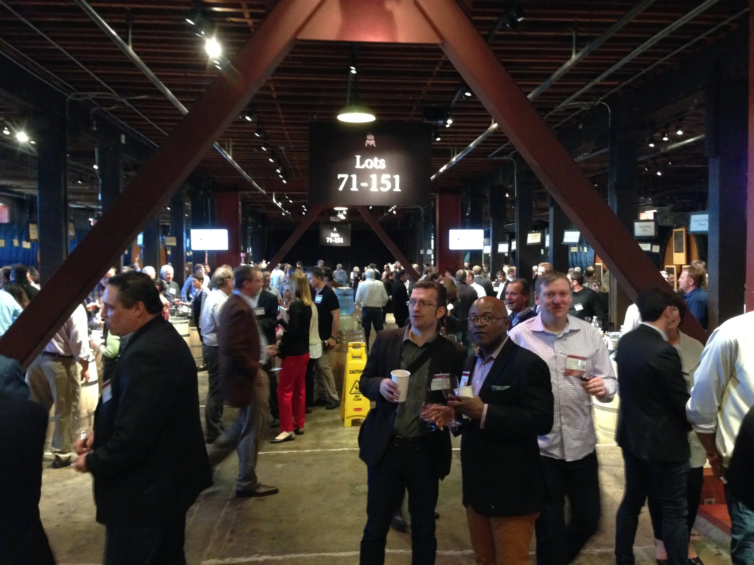 The barrel preview, my favorite part of the Premiere Napa Valley auction