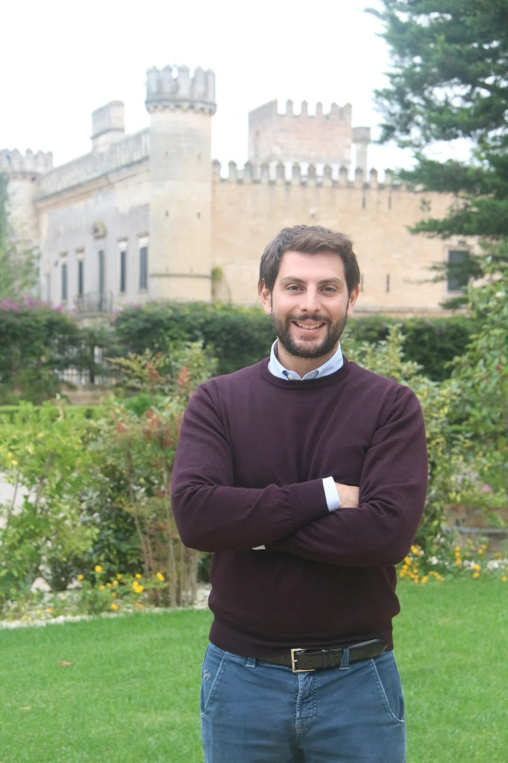 4th generation winery owner Luigi Seracca Guerrieri at Castello Monaci